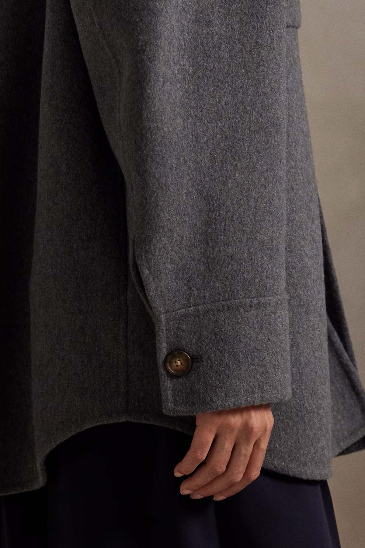 Polo Ralph Lauren Geniş Kesim Yün Gömlek Ceket