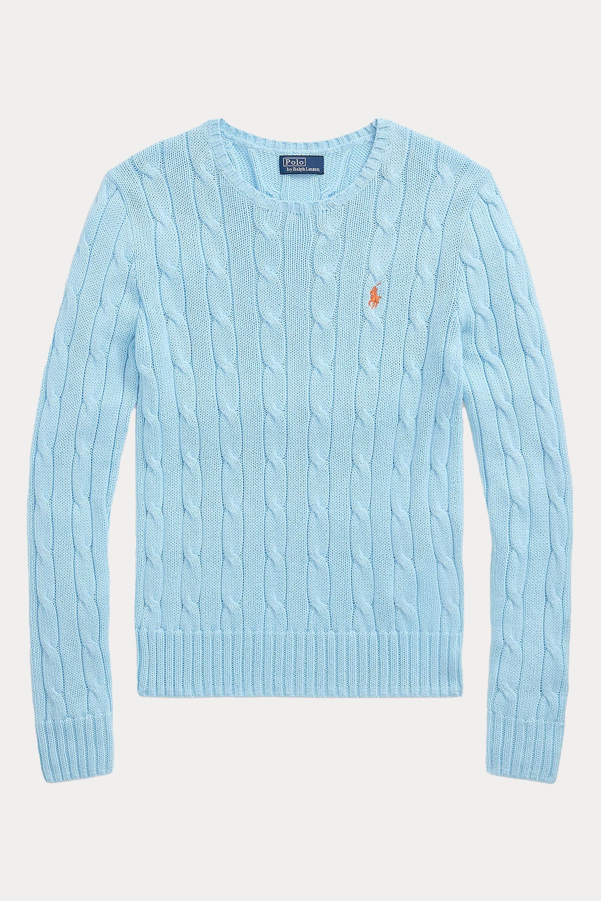 Polo Ralph Lauren Slim Fit Yuvarlak Yaka Saç Örgü Triko