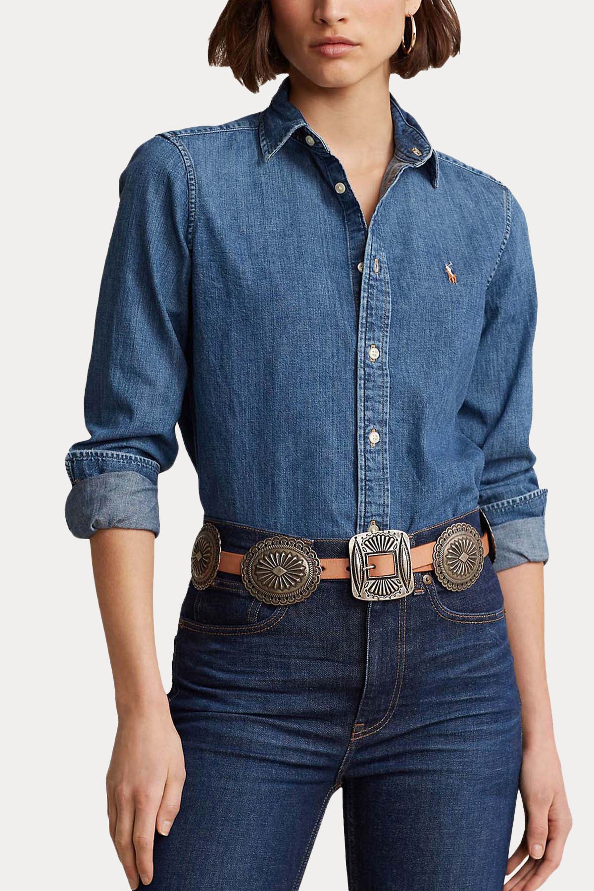 Polo Ralph Lauren Custom Fit Denim Gömlek