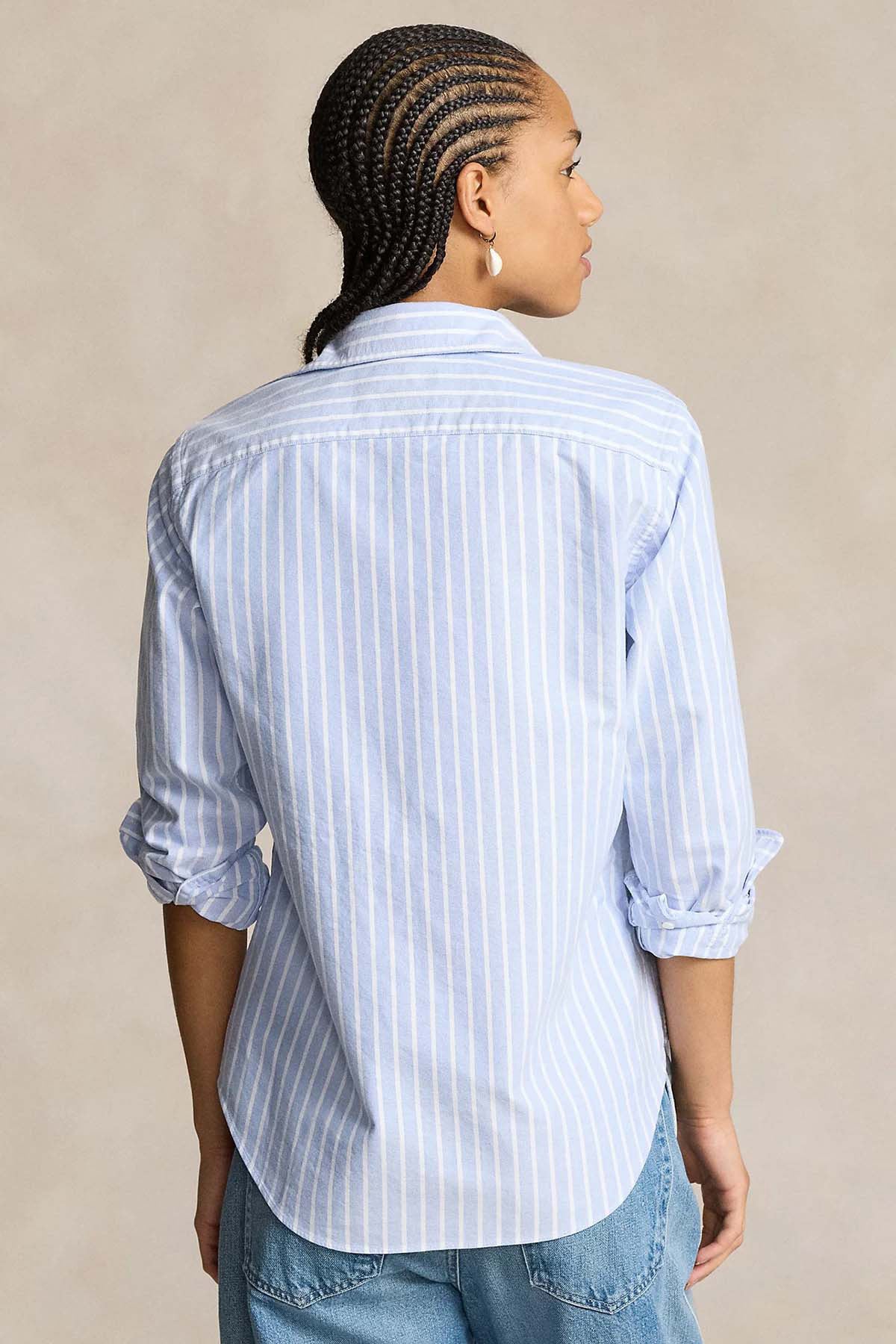 Polo Ralph Lauren Custom Fit Çizgili Oxford Gömlek-Gömlek-Libas