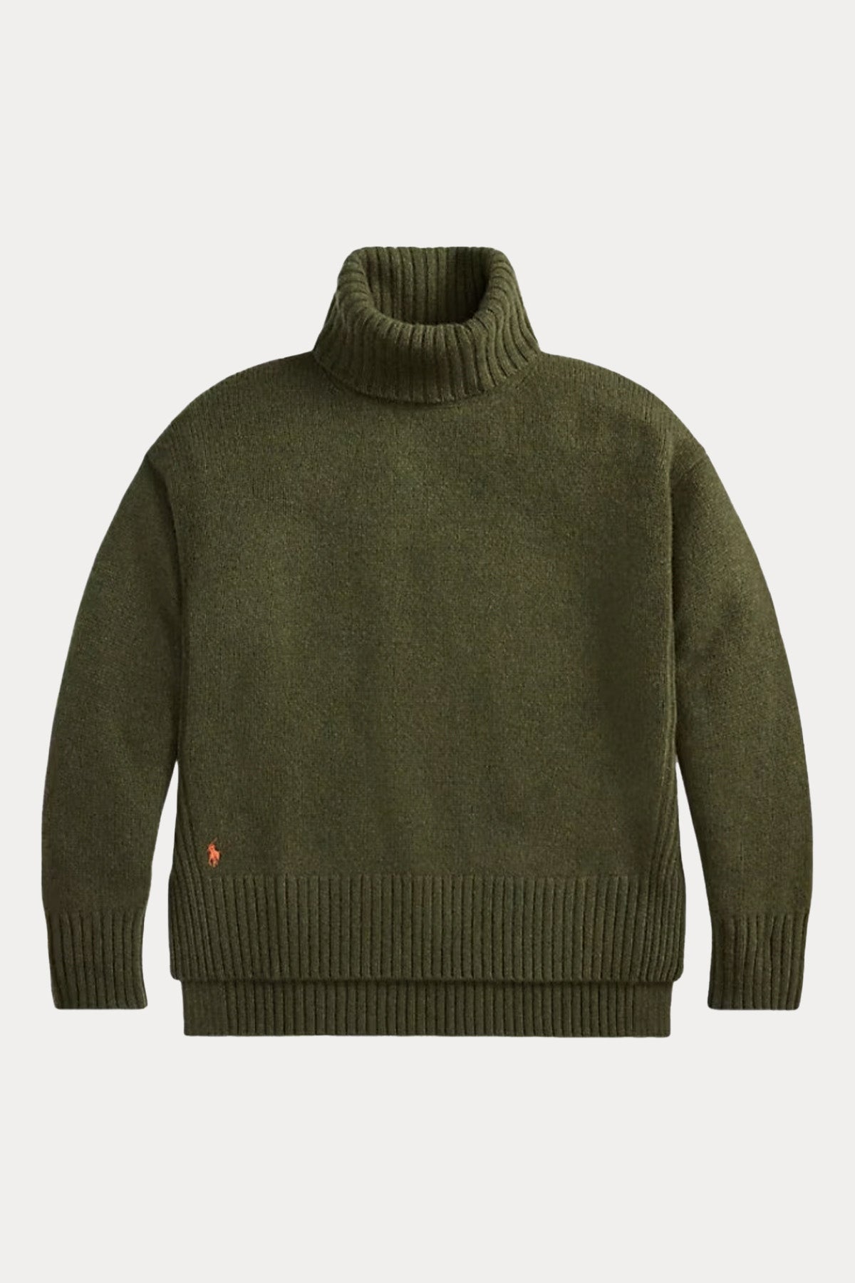 Polo Ralph Lauren Relaxed Fit Balıkçı Yaka Yün Örgü Triko