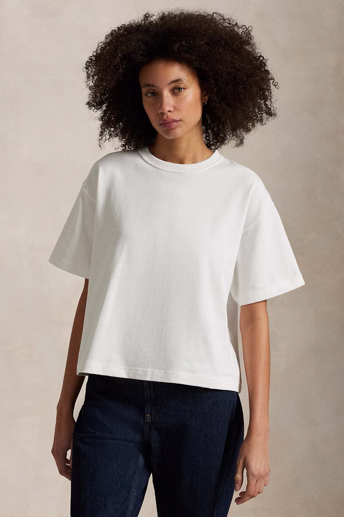 Polo Ralph Lauren Relaxed Crop Fit Pony Logolu T-shirt