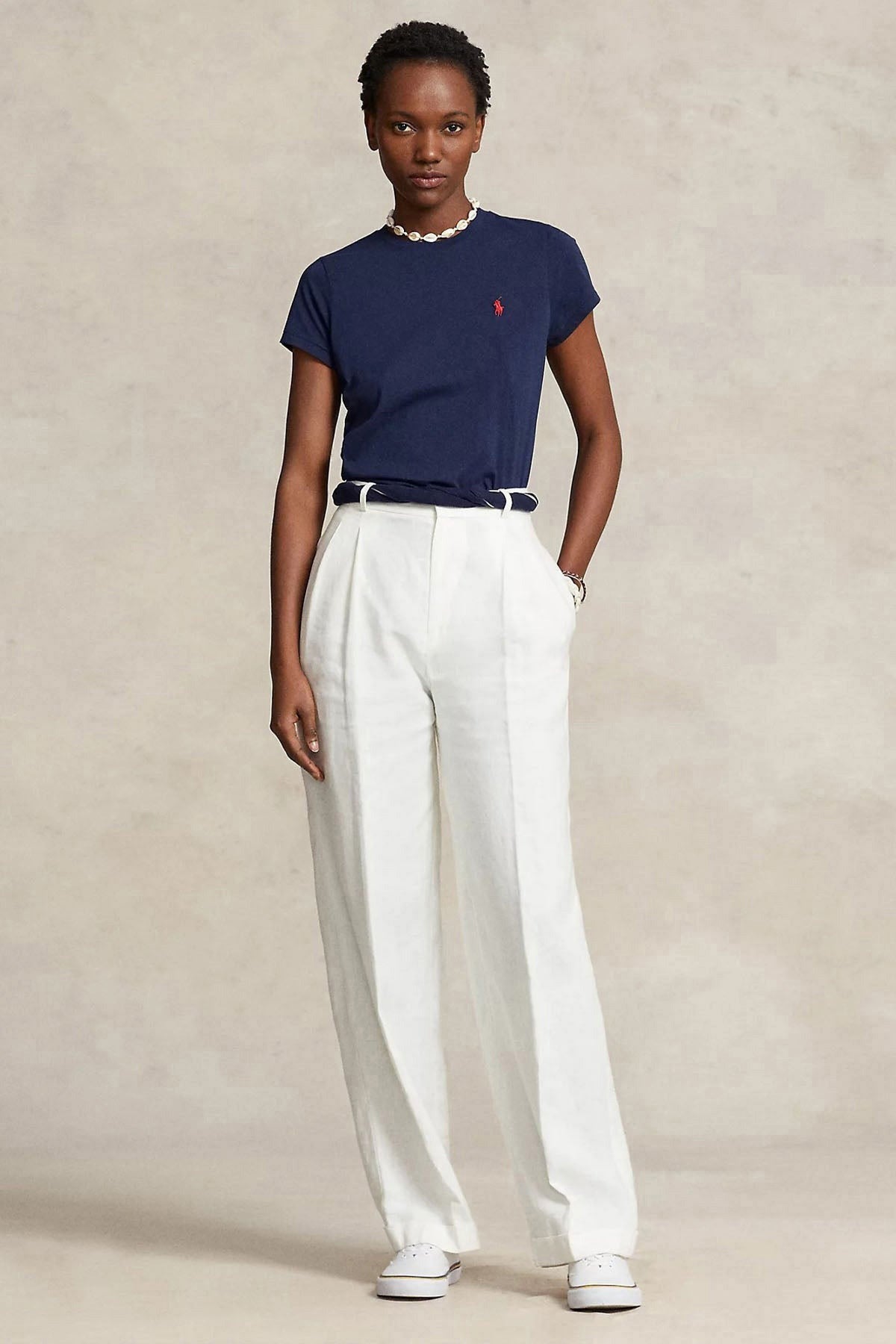 Polo Ralph Lauren Custom Fit Yuvarlak Yaka T-shirt