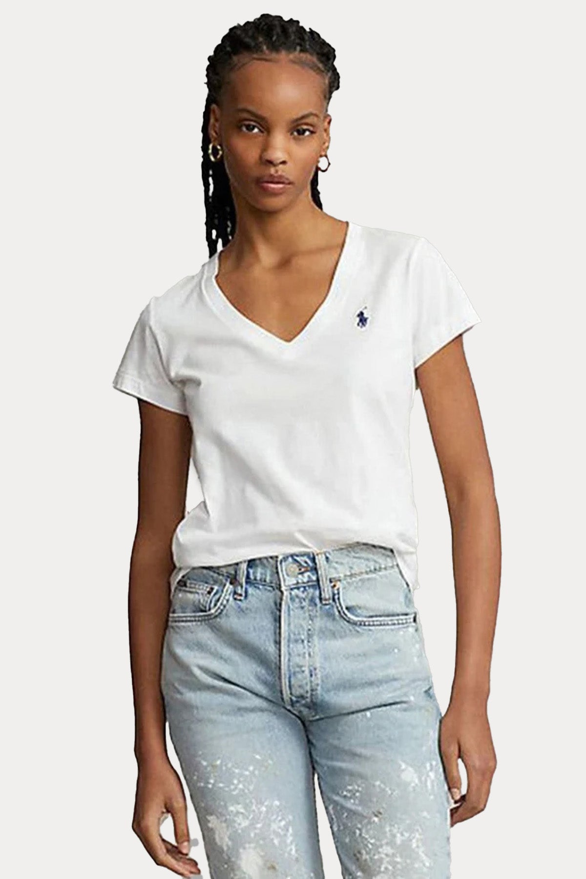 Polo Ralph Lauren Custom Fit V Yaka T-shirt