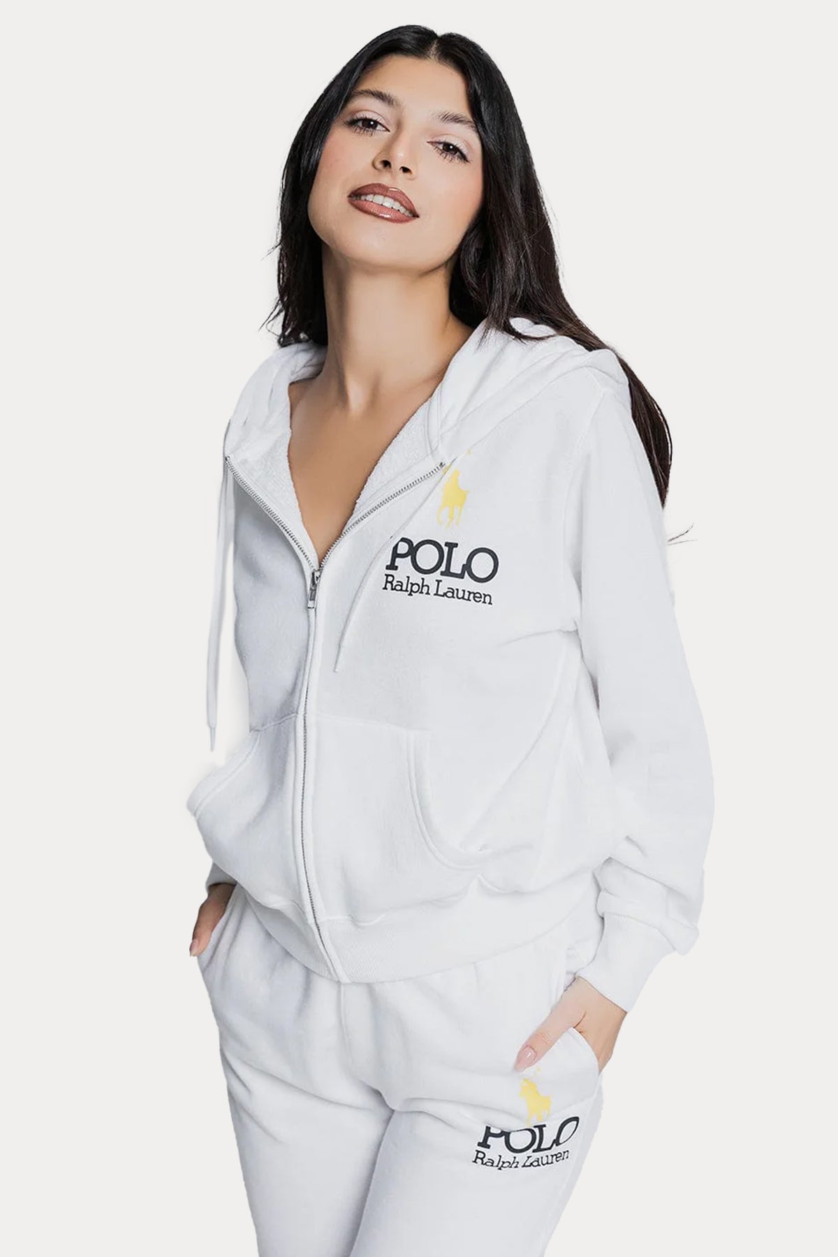 Polo Ralph Lauren Şardonlu Kapüşonlu Sweatshirt Ceket