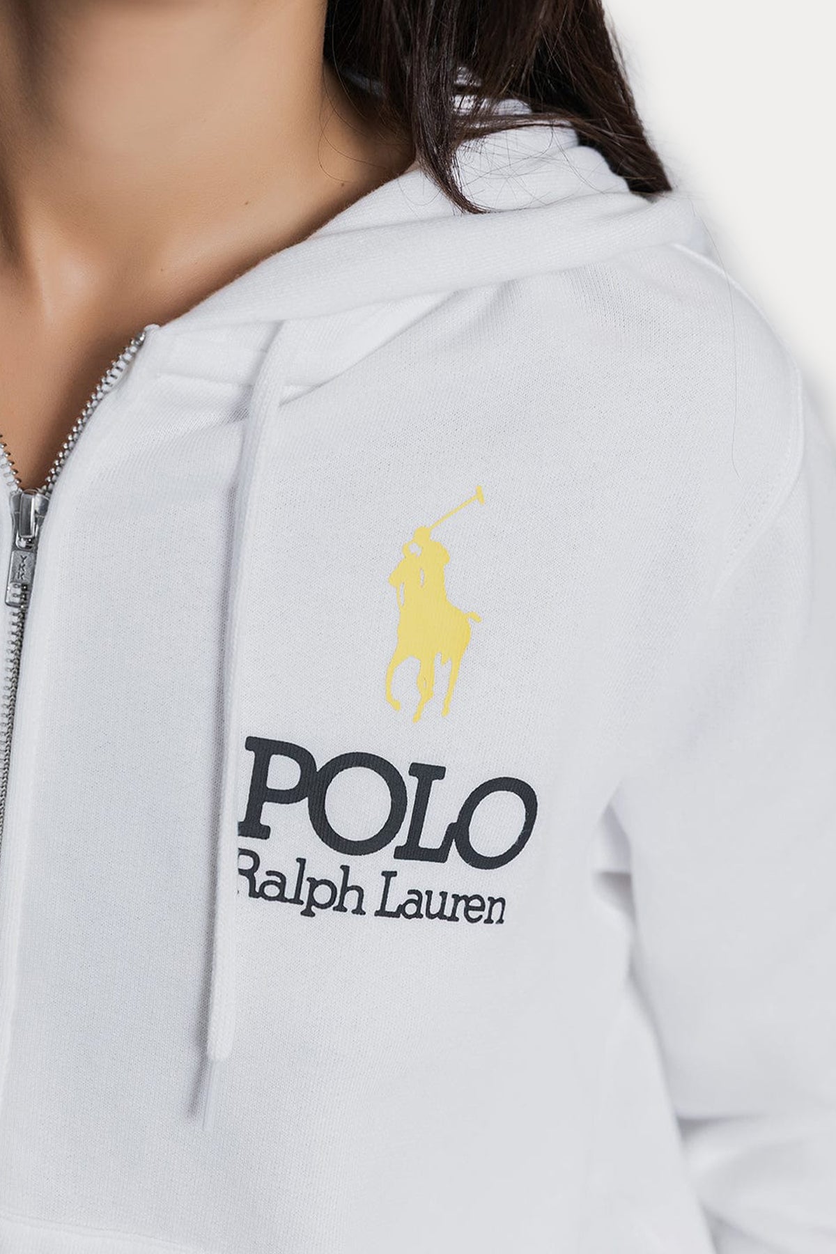 Polo Ralph Lauren Şardonlu Kapüşonlu Sweatshirt Ceket