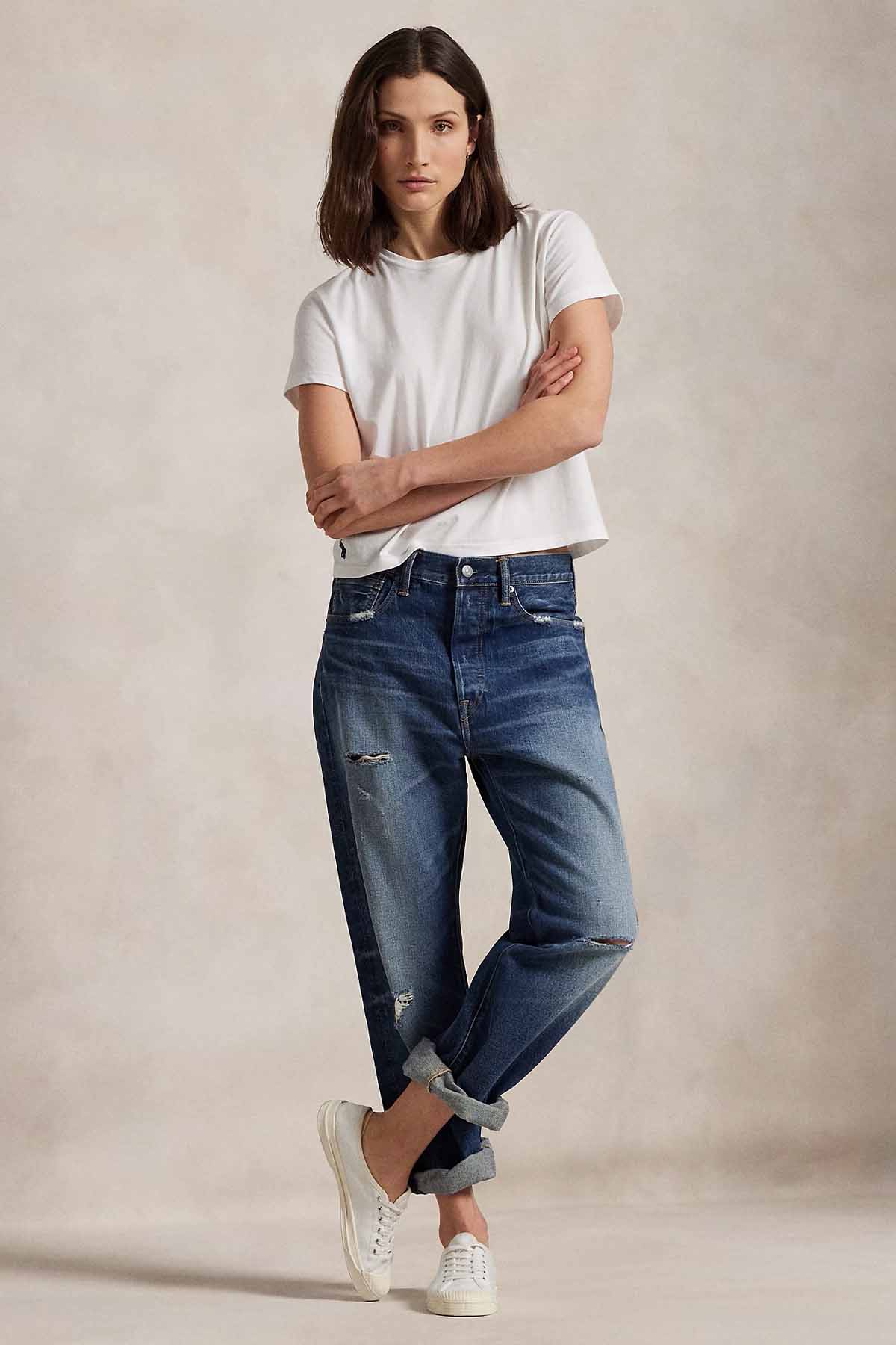 Polo Ralph Lauren Slouch Tapered Fit Yıkamalı Jeans