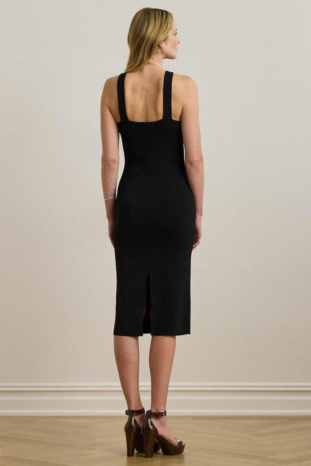 Polo Ralph Lauren Çapraz Askılı Midi Elbise