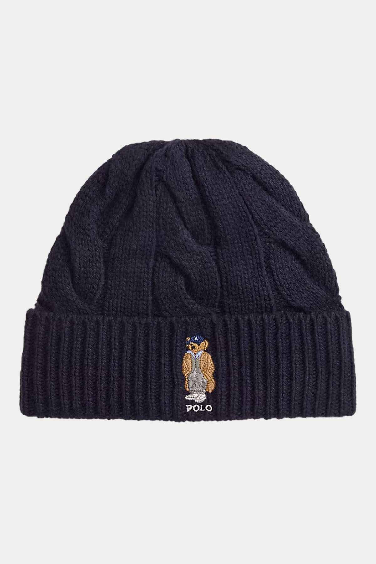 Polo Ralph Lauren Polo Bear Saç Örgü Yün Bere