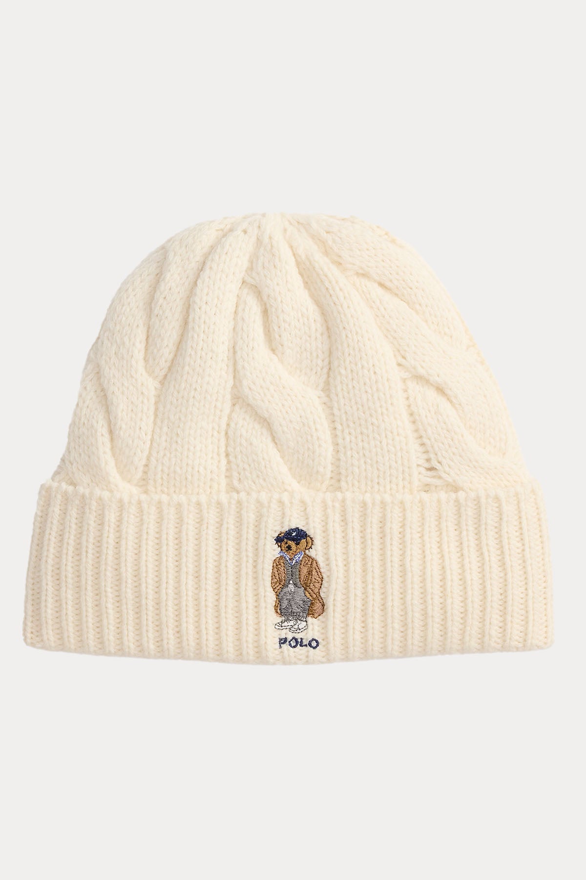 Polo Ralph Lauren Polo Bear Saç Örgü Yün Bere