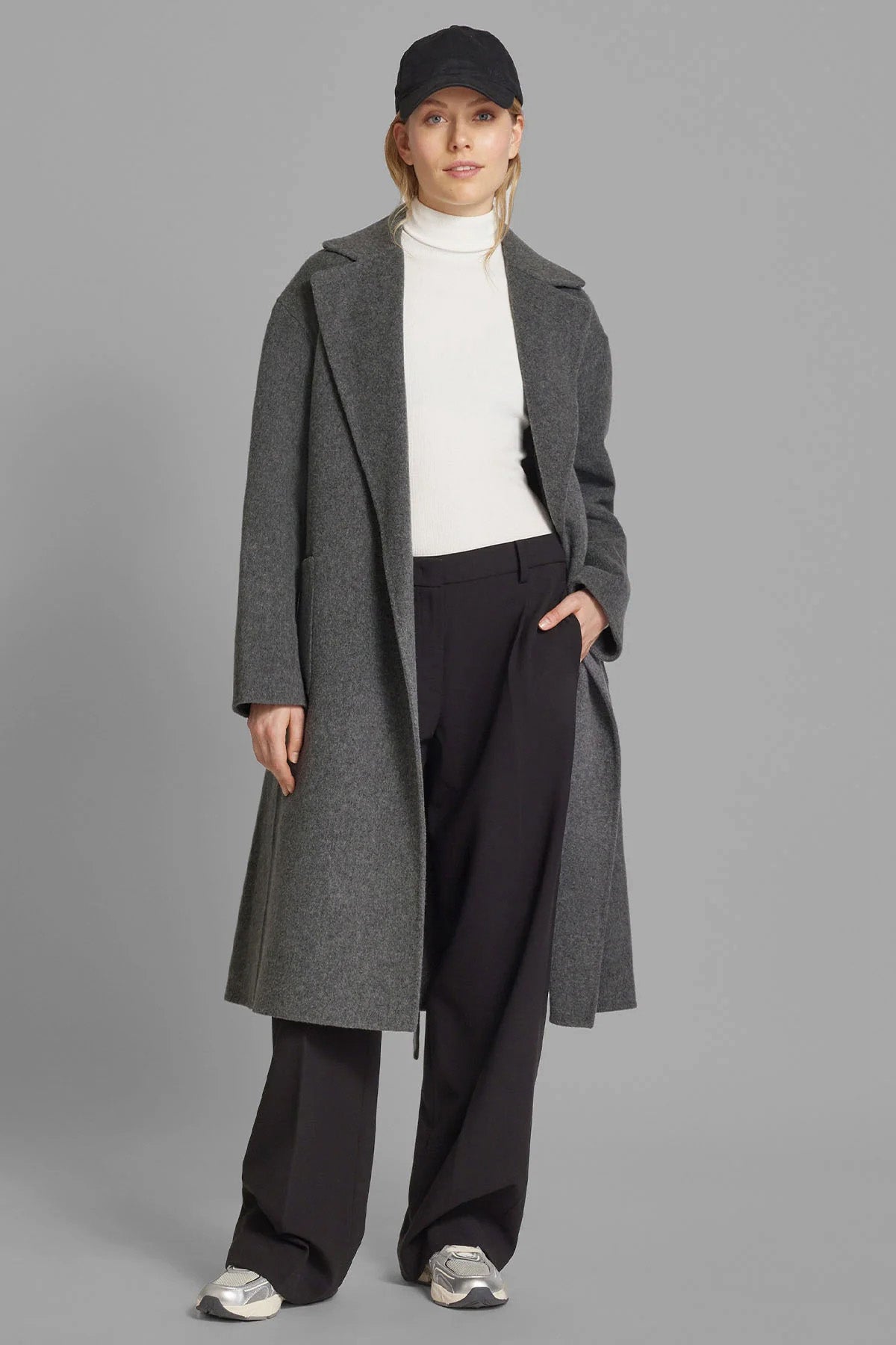 Polo Ralph Lauren Spor Cepli Kuşaklı Yün Kaban