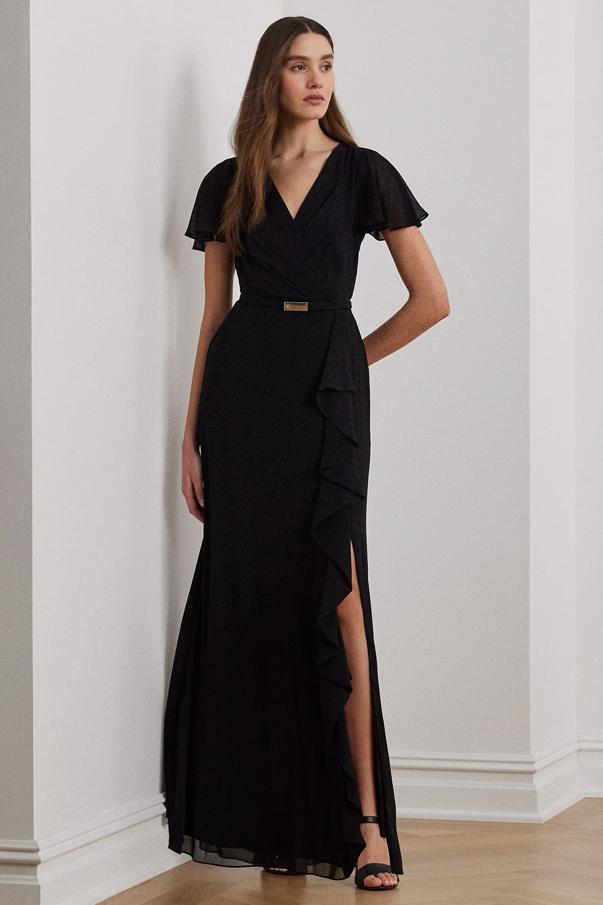 Polo Ralph Lauren Kemerli Maxi Abiye Elbise