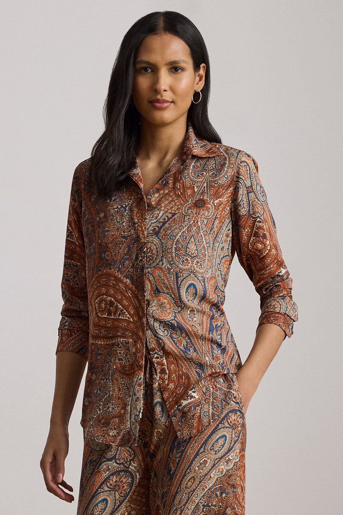 Polo Ralph Lauren Straight Fit Paisley Desenli Gömlek