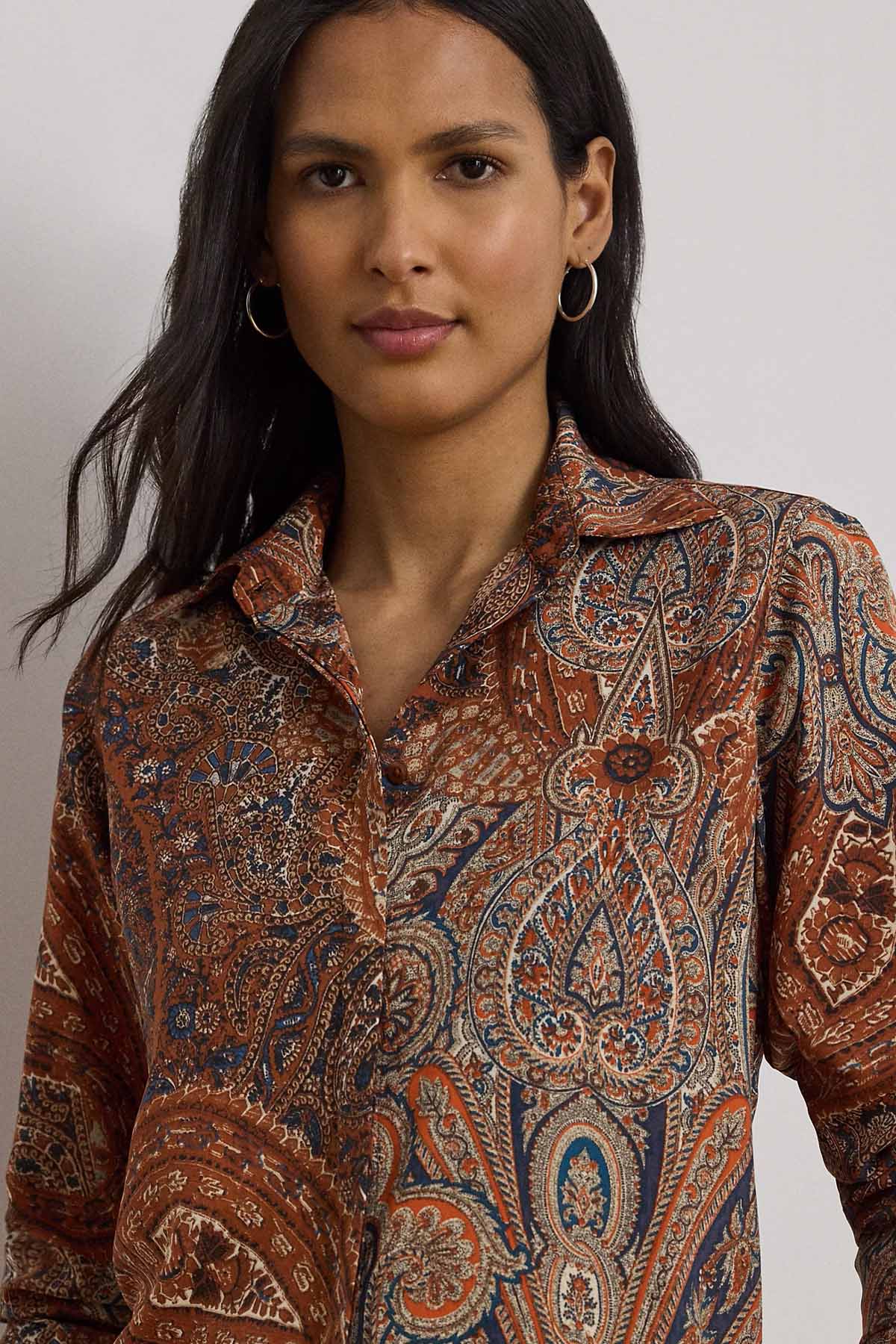 Polo Ralph Lauren Straight Fit Paisley Desenli Gömlek