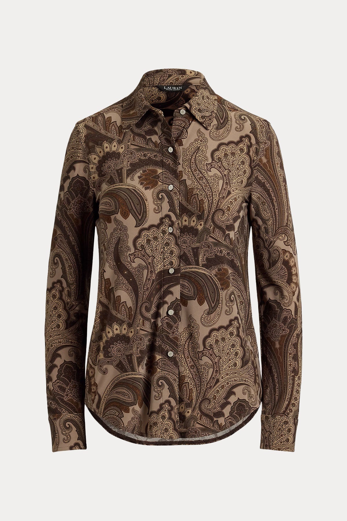 Polo Ralph Lauren Slim Fit Paisley Desenli Streç Gömlek