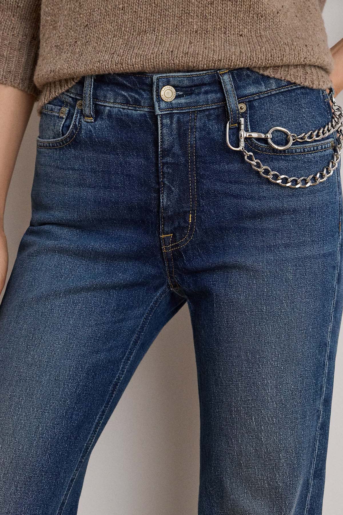 Polo Ralph Lauren Zincir Aksesuarlı Yüksek Bel Jeans