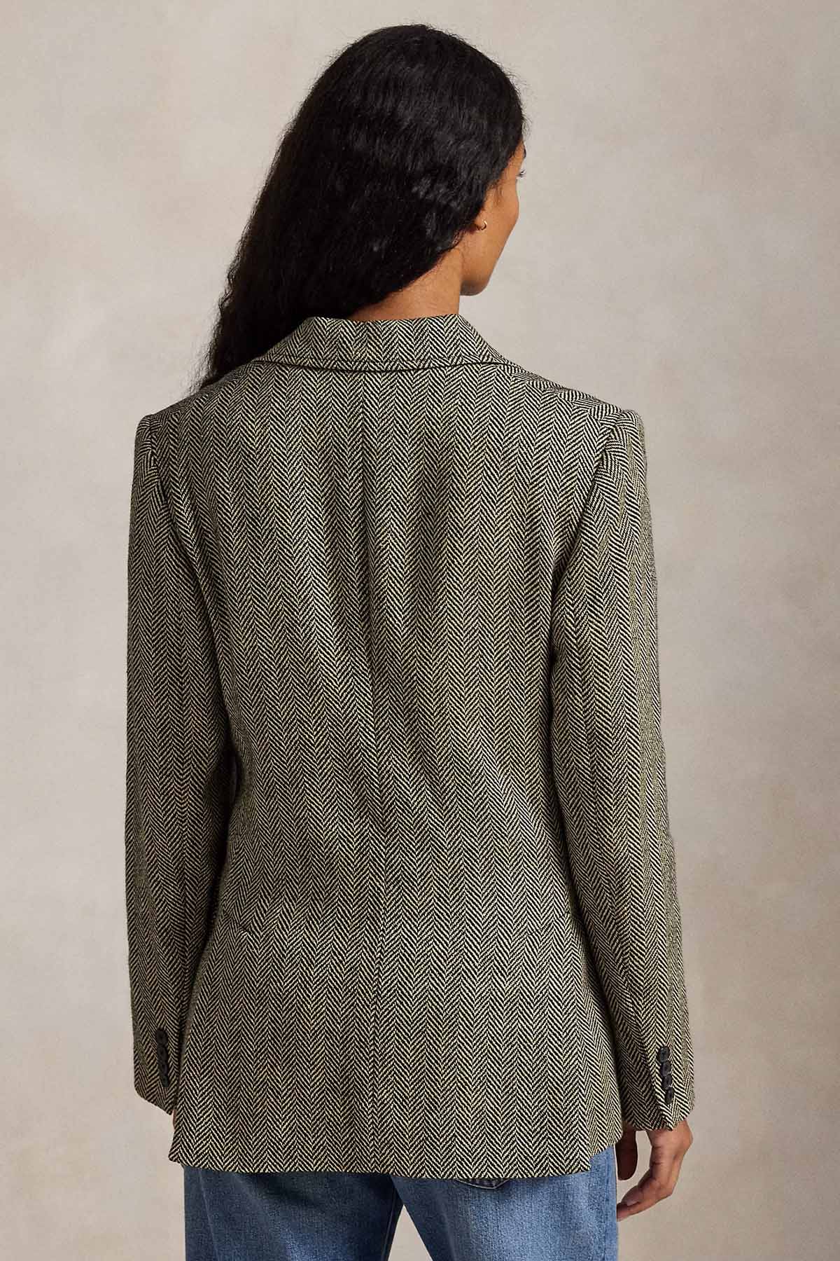 Polo Ralph Lauren İpek Ve Yün Karışımlı Keten Blazer Ceket