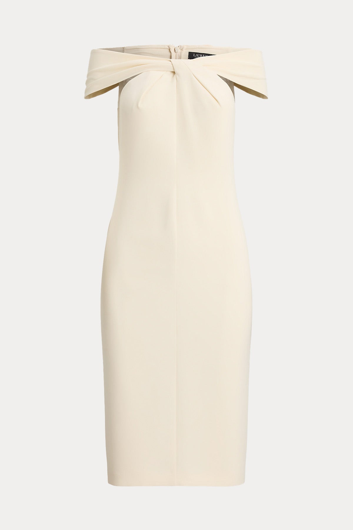 Polo Ralph Lauren Slim Fit Streç Midi Abiye Elbise