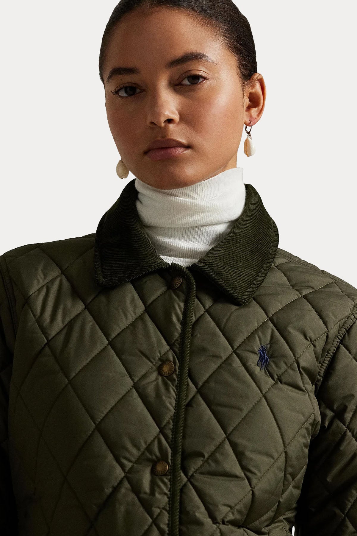 Polo Ralph Lauren Kapitone Desenli Puffer Ceket