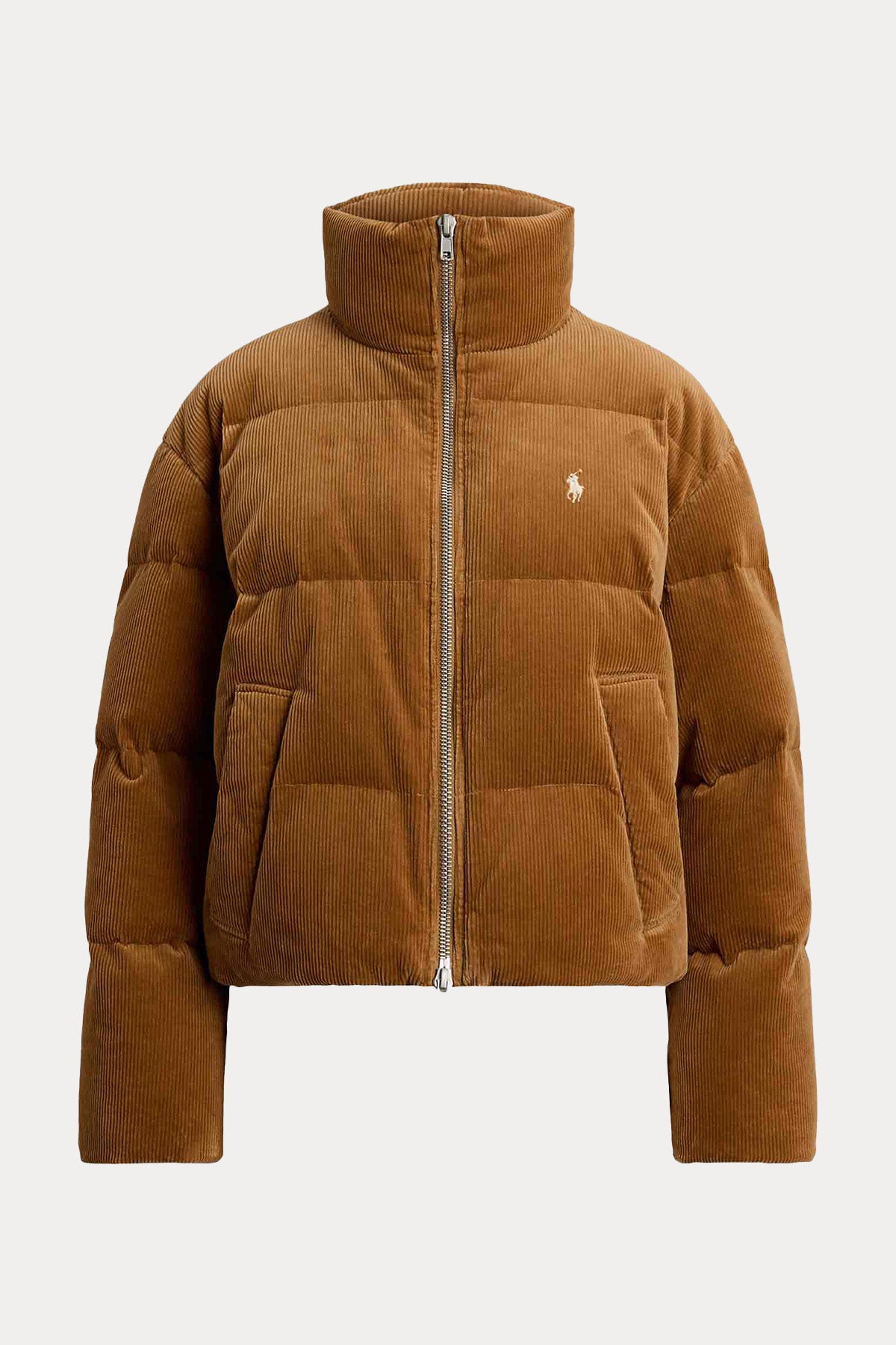 Polo Ralph Lauren Dik Yaka Kadife Puffer Mont