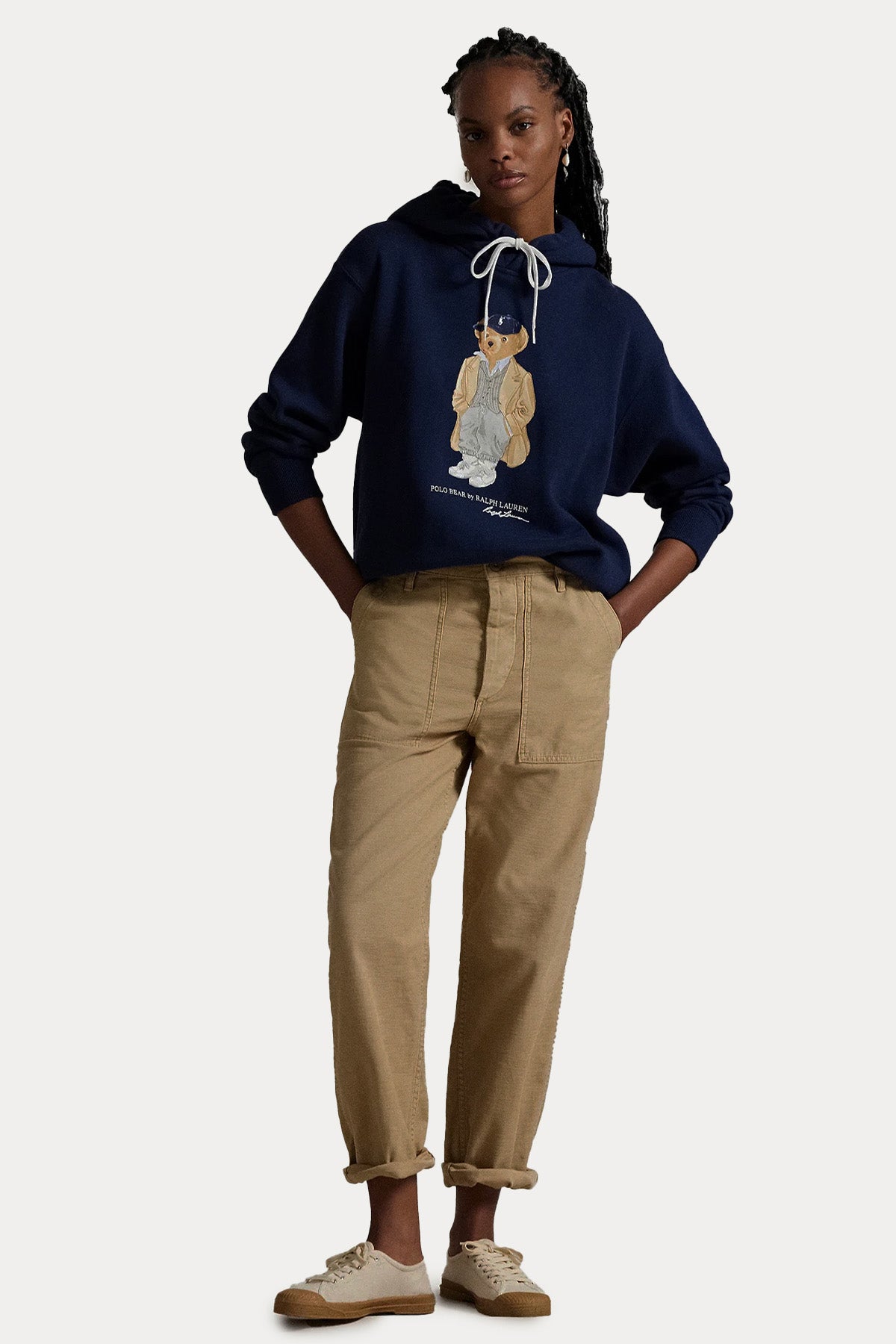 Polo Ralph Lauren Polo Bear Şardonlu Kapüşonlu Sweatshirt