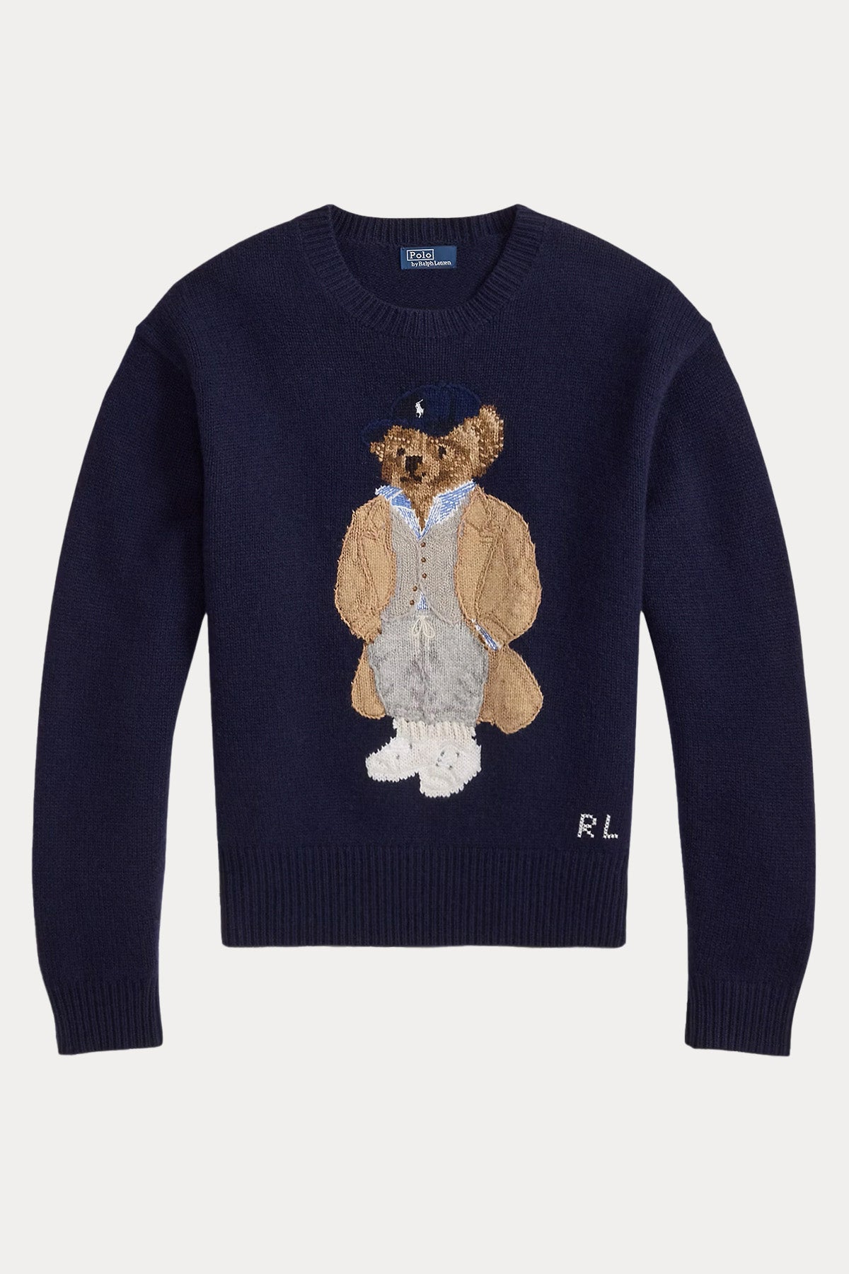 Polo Ralph Lauren Relaxed Fit Polo Bear Örgü Kaşmir Yün Triko