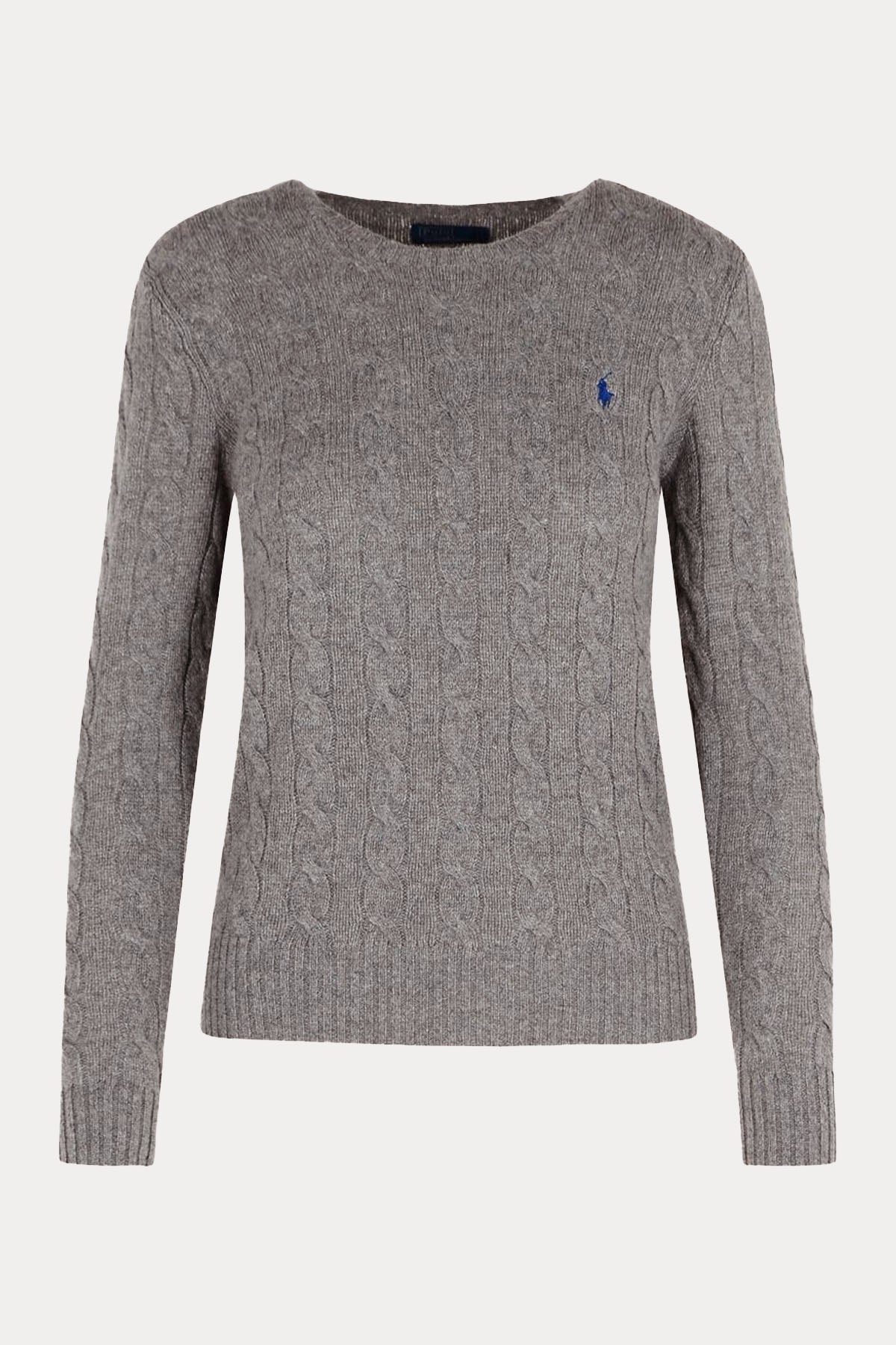 Polo Ralph Lauren Slim Fit Saç Örgü Kaşmir Yün Triko