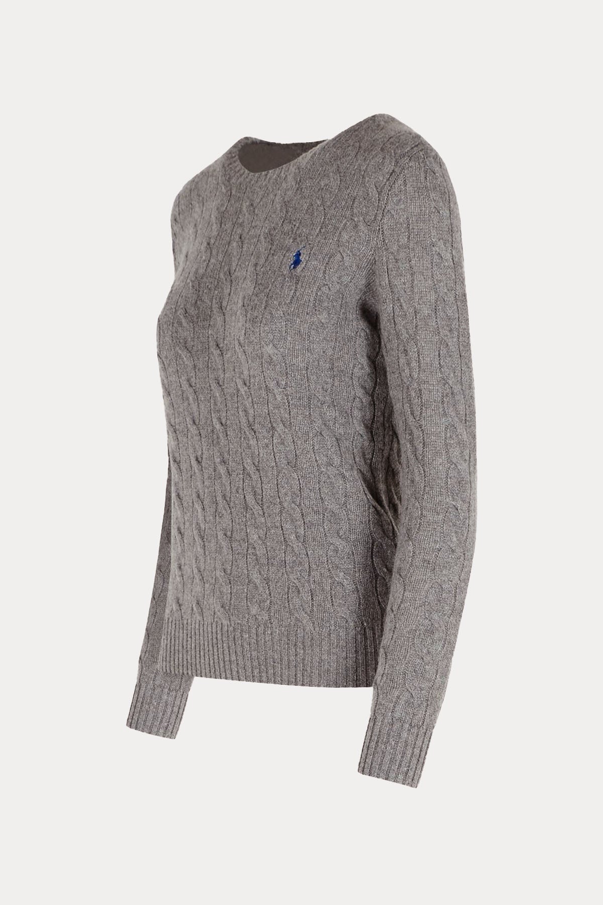 Polo Ralph Lauren Slim Fit Saç Örgü Kaşmir Yün Triko