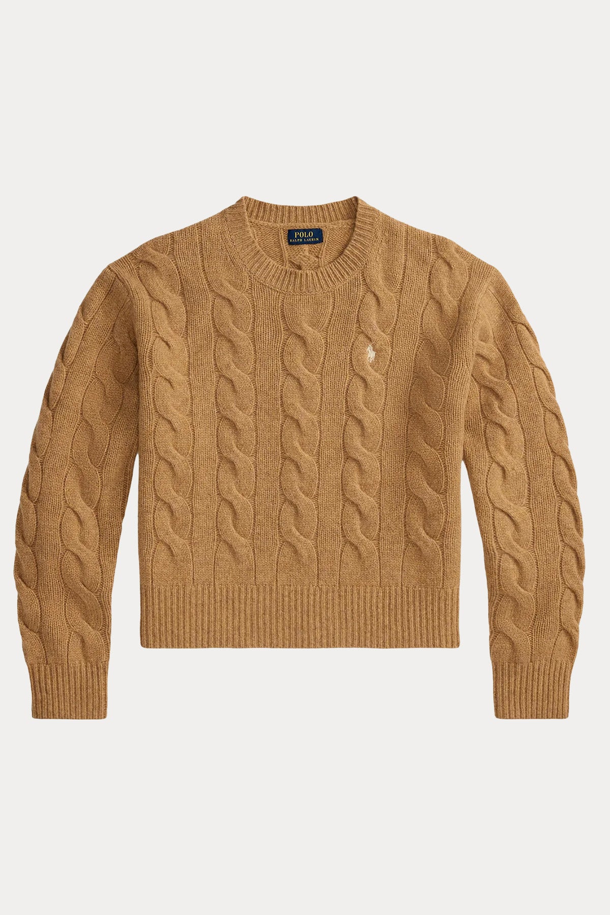 Polo Ralph Lauren Relaxed Fit Saç Örgü Kaşmir Yün Triko