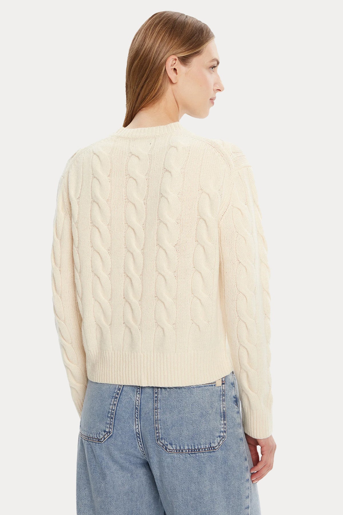 Polo Ralph Lauren Relaxed Fit Saç Örgü Kaşmir Yün Triko