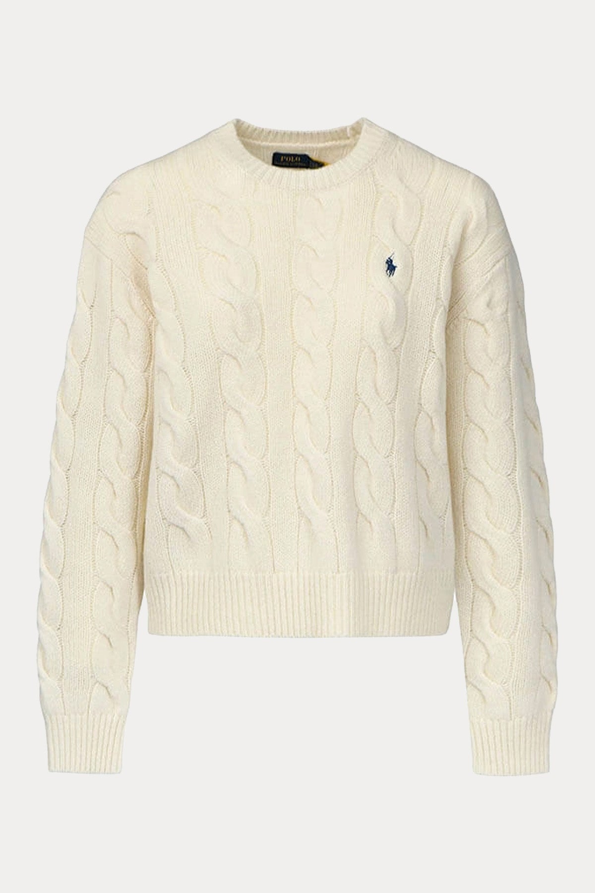 Polo Ralph Lauren Relaxed Fit Saç Örgü Kaşmir Yün Triko