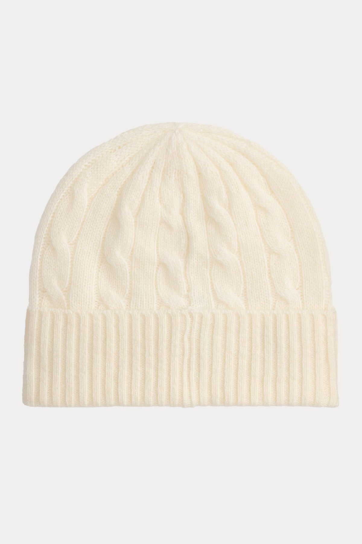 Polo Ralph Lauren Kaşmir Saç Örgü Yün Bere