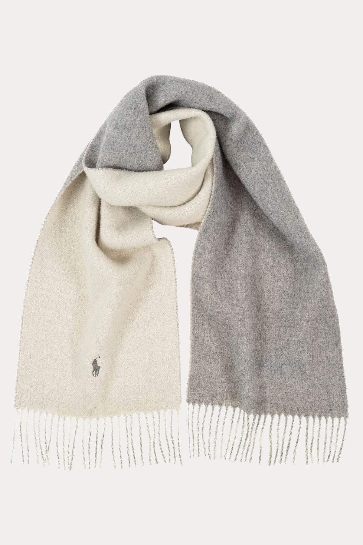 Polo Ralph Lauren Çift Taraflı Yün Atkı