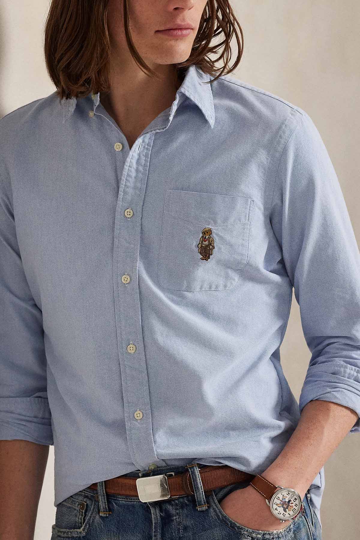 Polo Ralph Lauren Custom Fit Polo Bear Oxford Gömlek