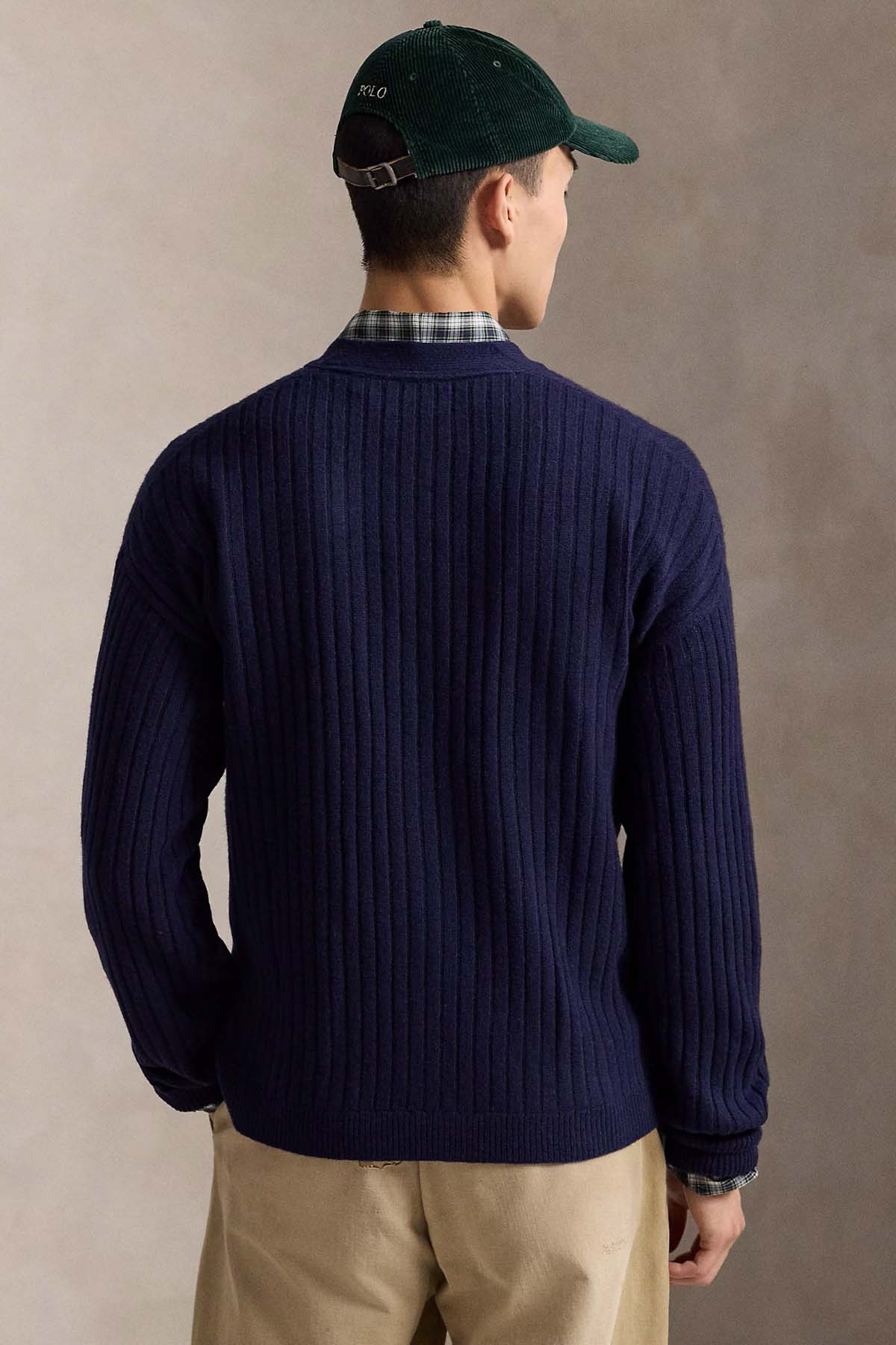 Polo Ralph Lauren Relaxed Fit Polo Bear Örgü Yün Triko Ceket