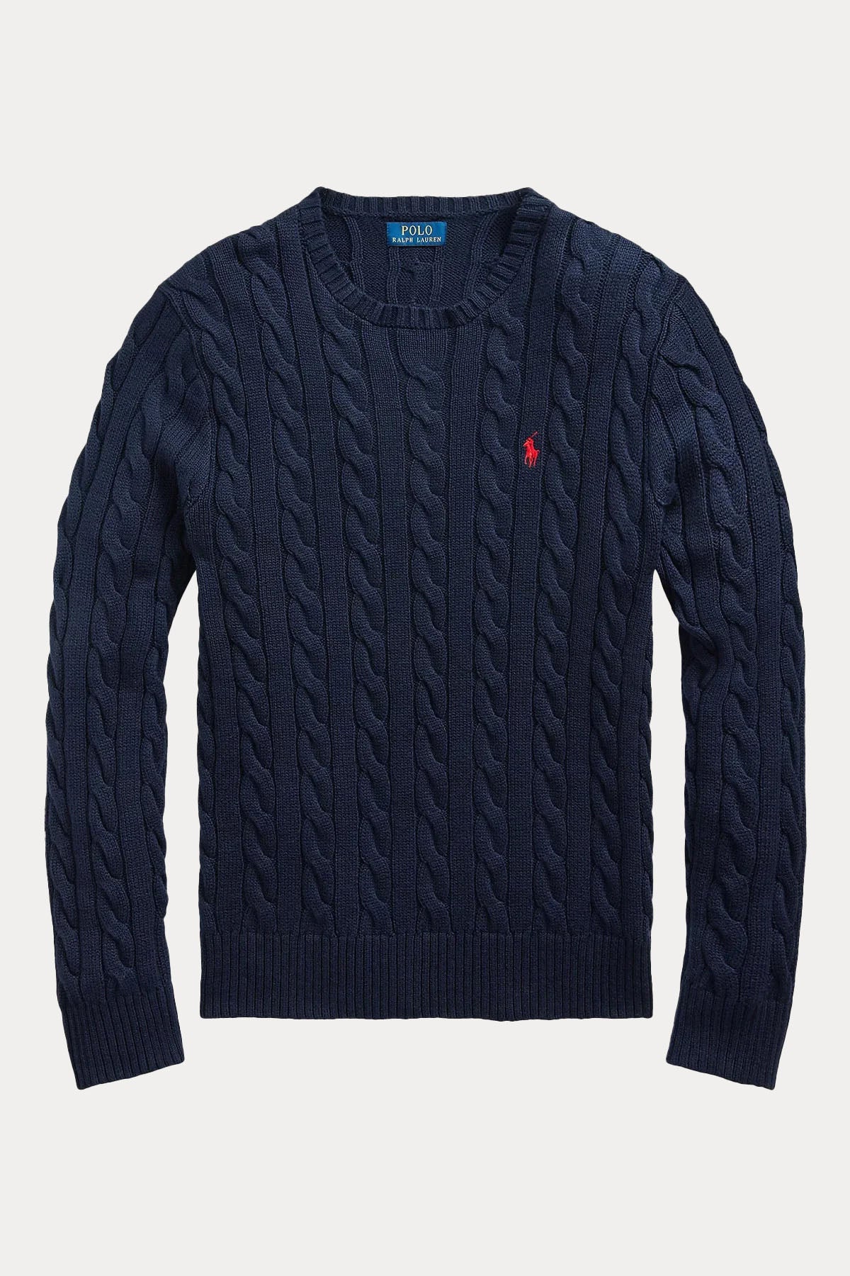 Polo Ralph Lauren Yuvarlak Yaka Saç Örgü Triko