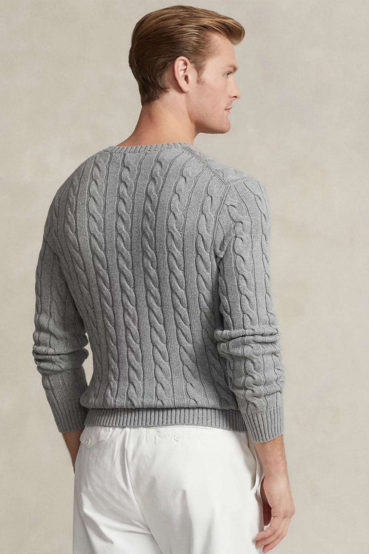 Polo Ralph Lauren Yuvarlak Yaka Saç Örgü Triko