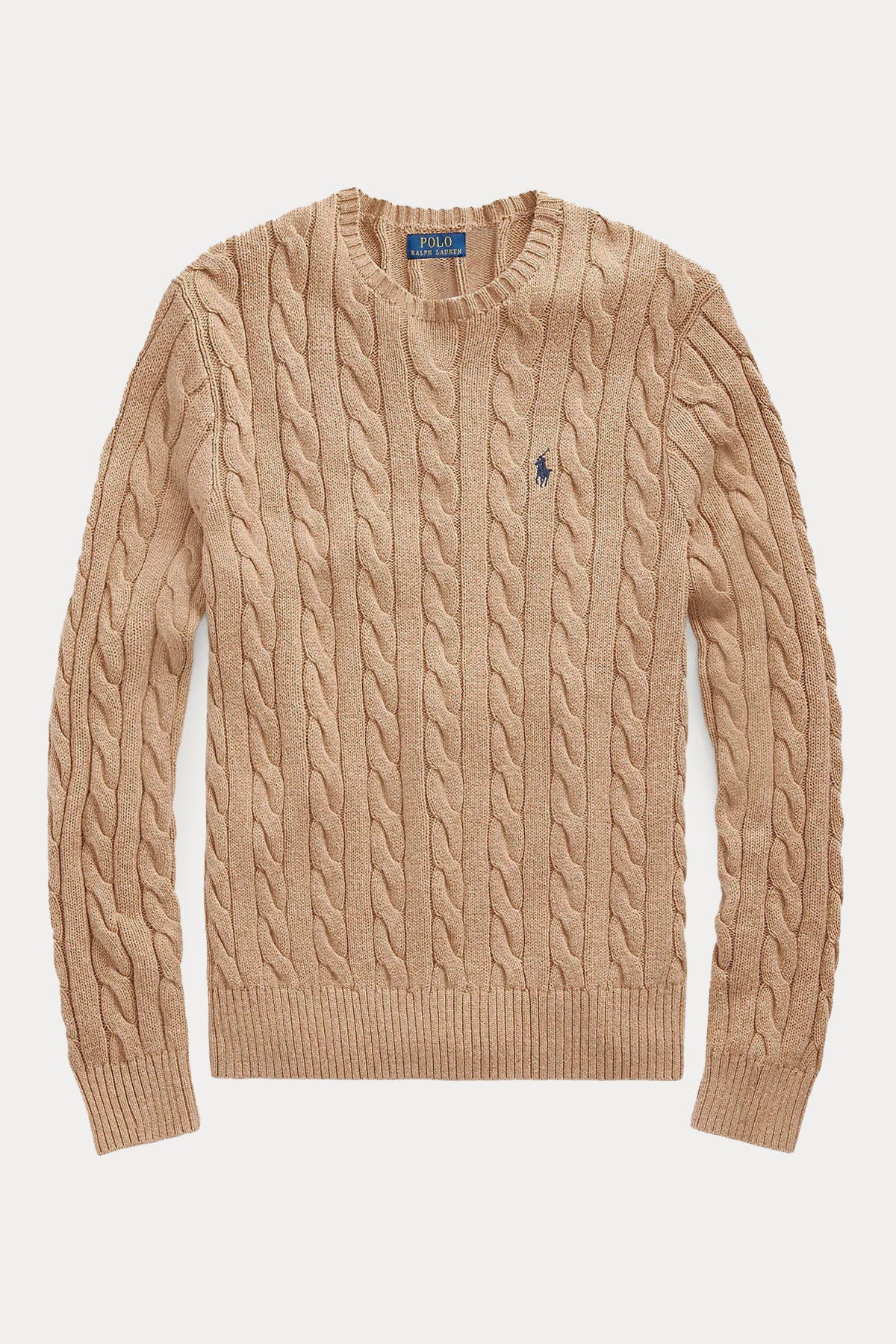 Polo Ralph Lauren Yuvarlak Yaka Saç Örgü Triko