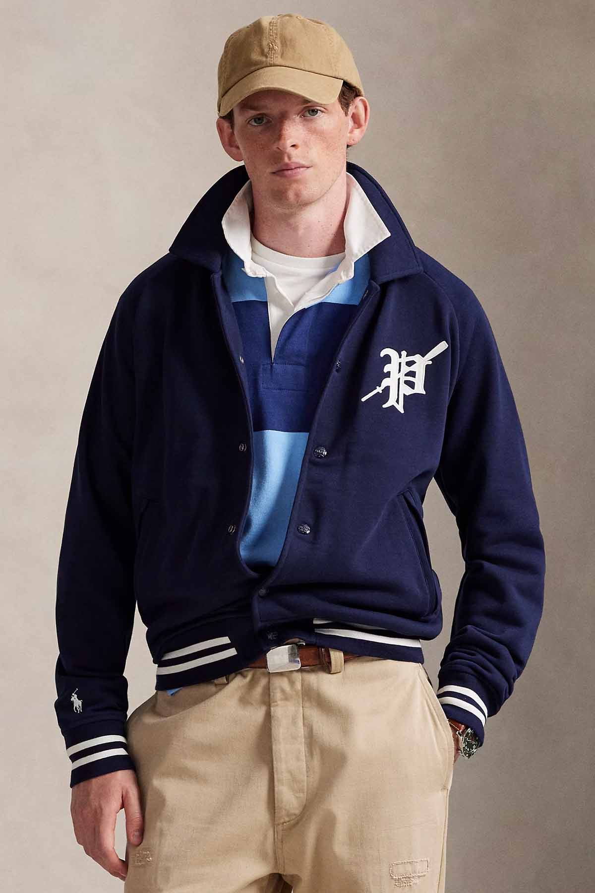 Polo Ralph Lauren Logolu Şardonlu Sweatshirt Ceket