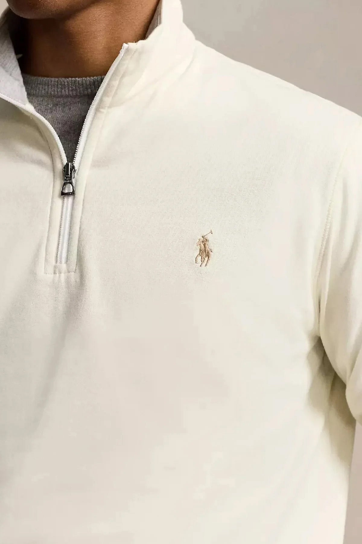 Polo Ralph Lauren Perkins Yaka Yarım Fermuarlı Sweatshirt