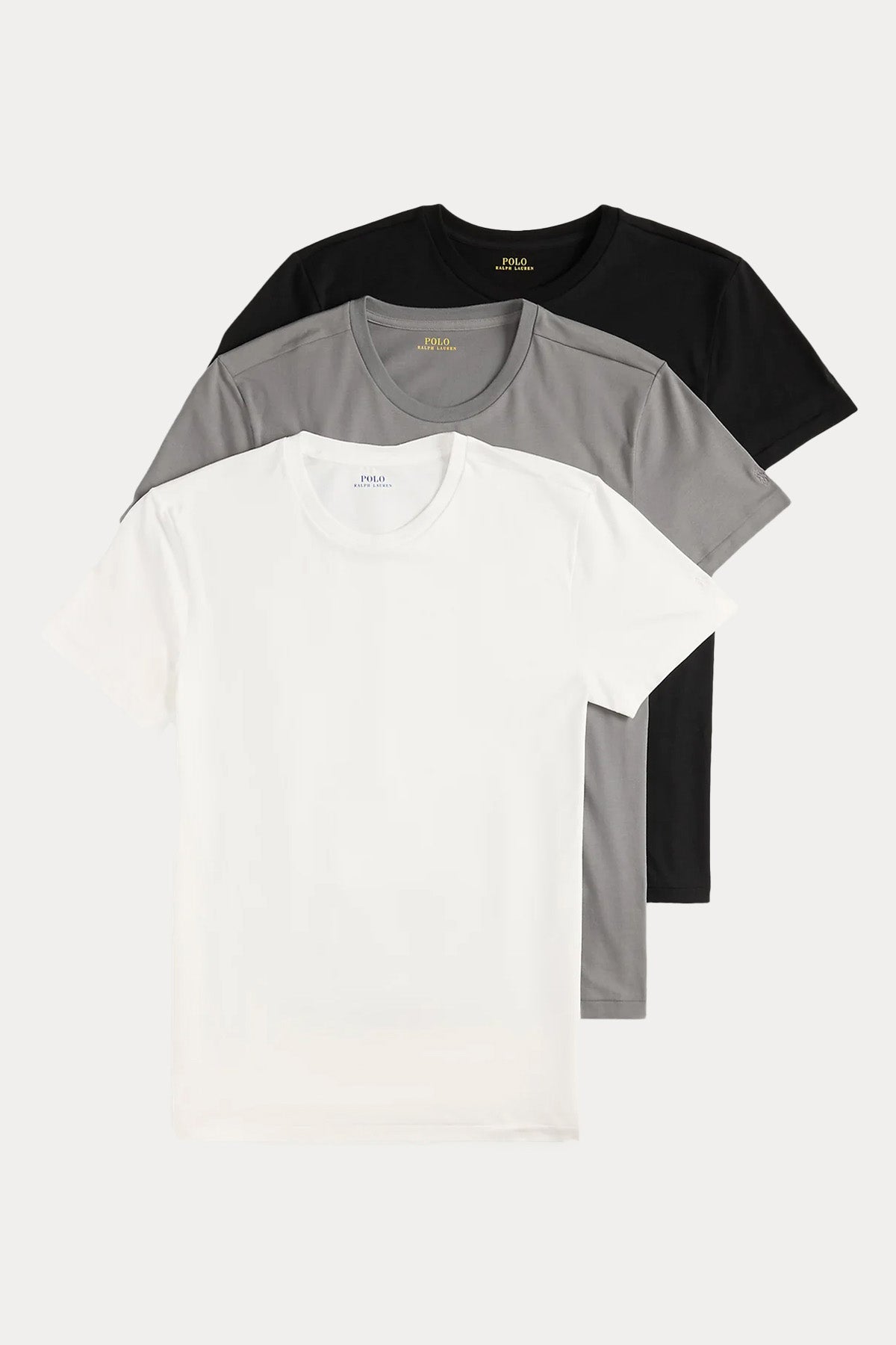 Polo Ralph Lauren 3'lü Paket Yuvarlak Yaka Logolu T-shirt Set