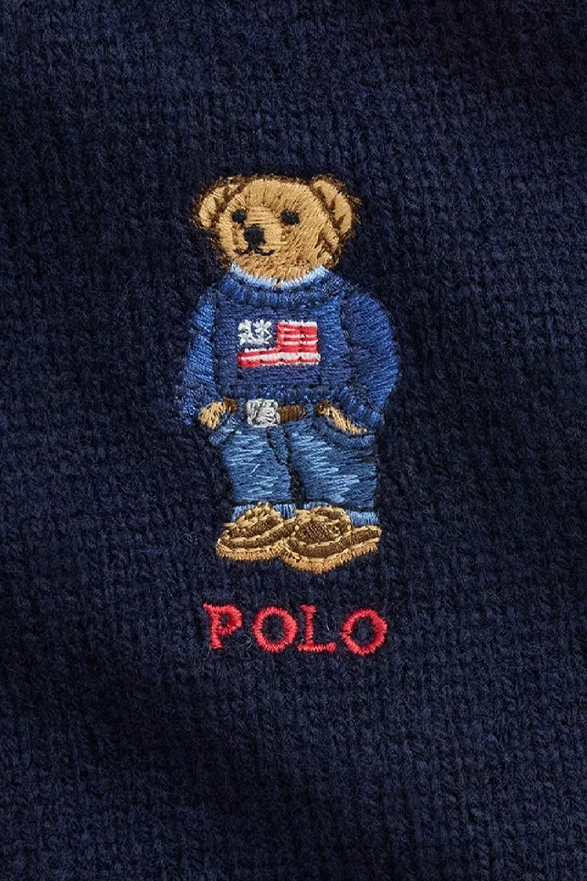 Polo Ralph Lauren Polo Bear Örgü Yün Bere ve Atkı Seti
