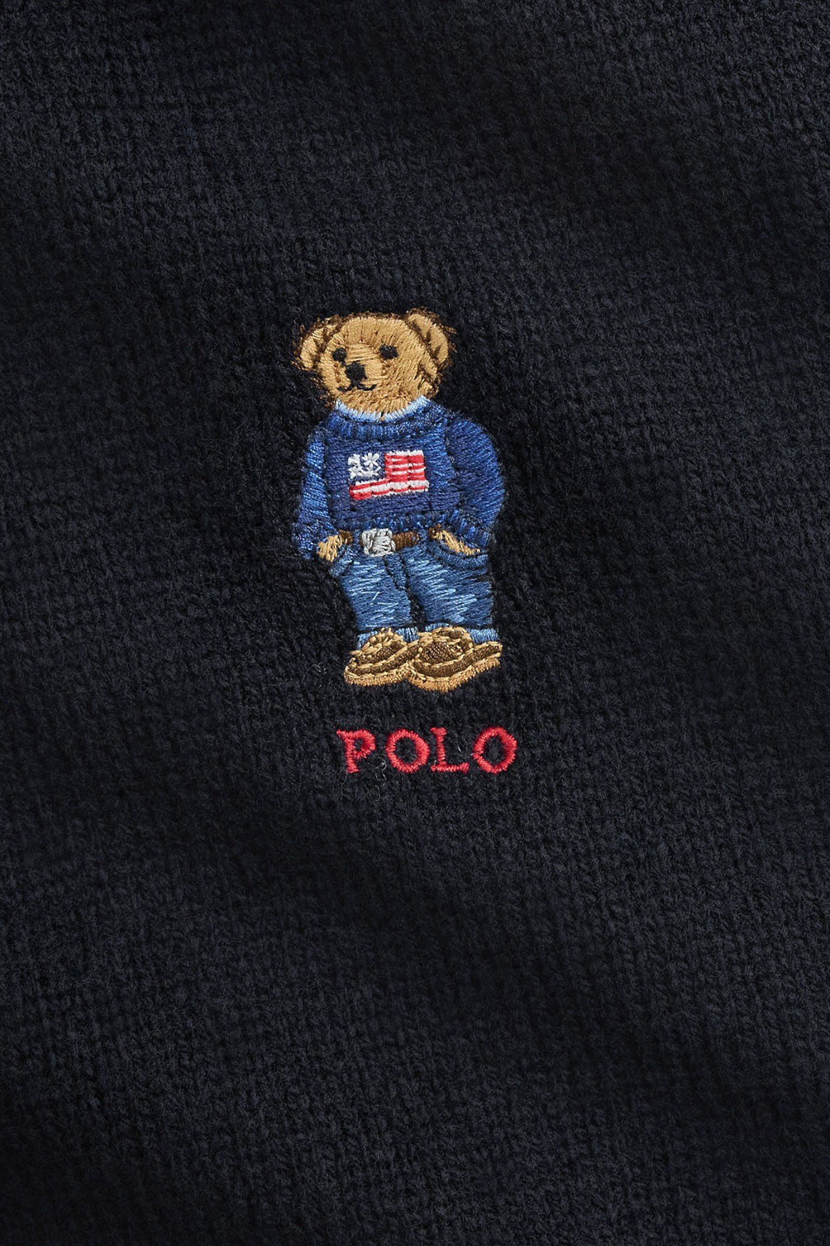 Polo Ralph Lauren Polo Bear Örgü Yün Bere ve Atkı Seti