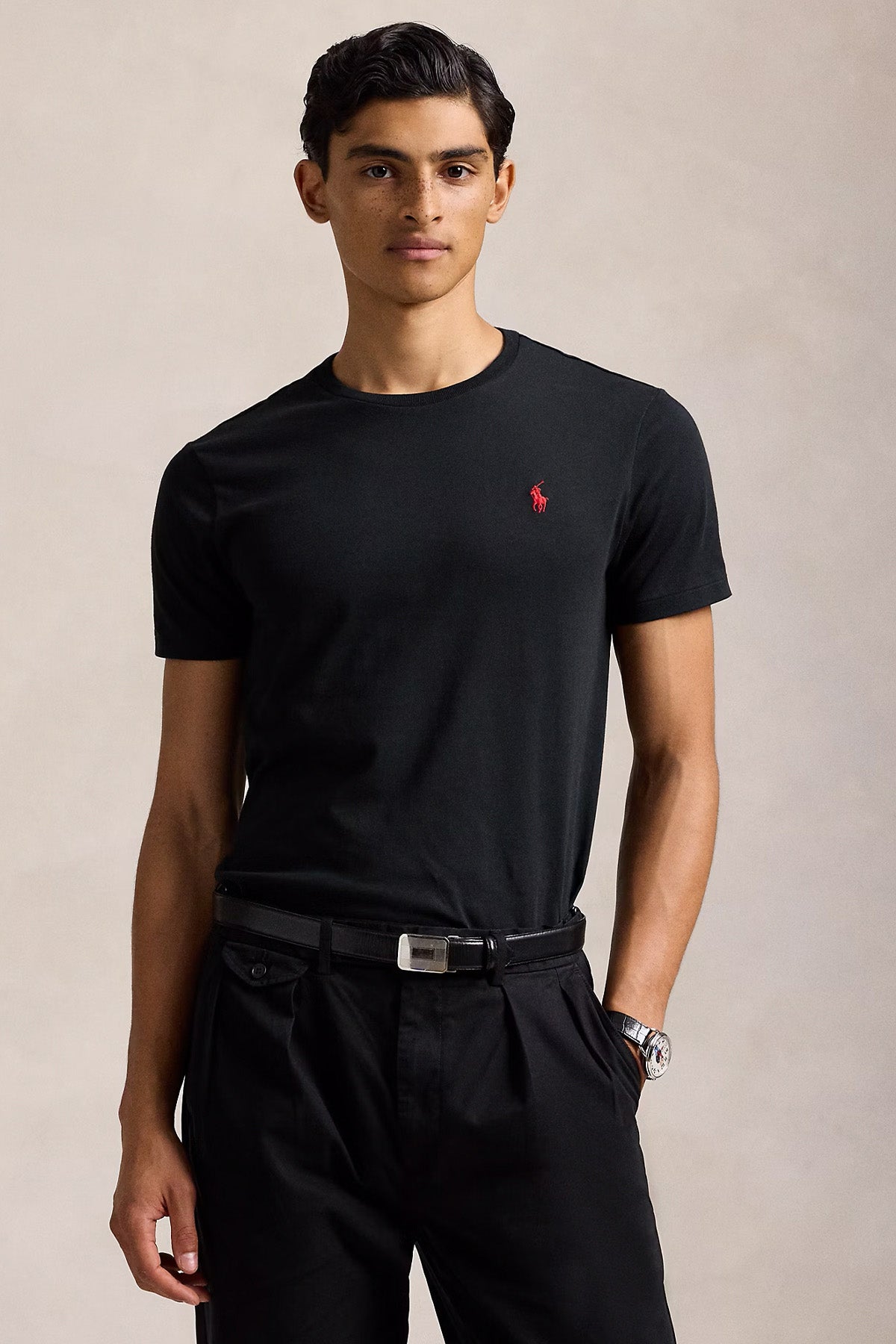 Polo Ralph Lauren Custom Slim Fit Yuvarlak Yaka T-shirt