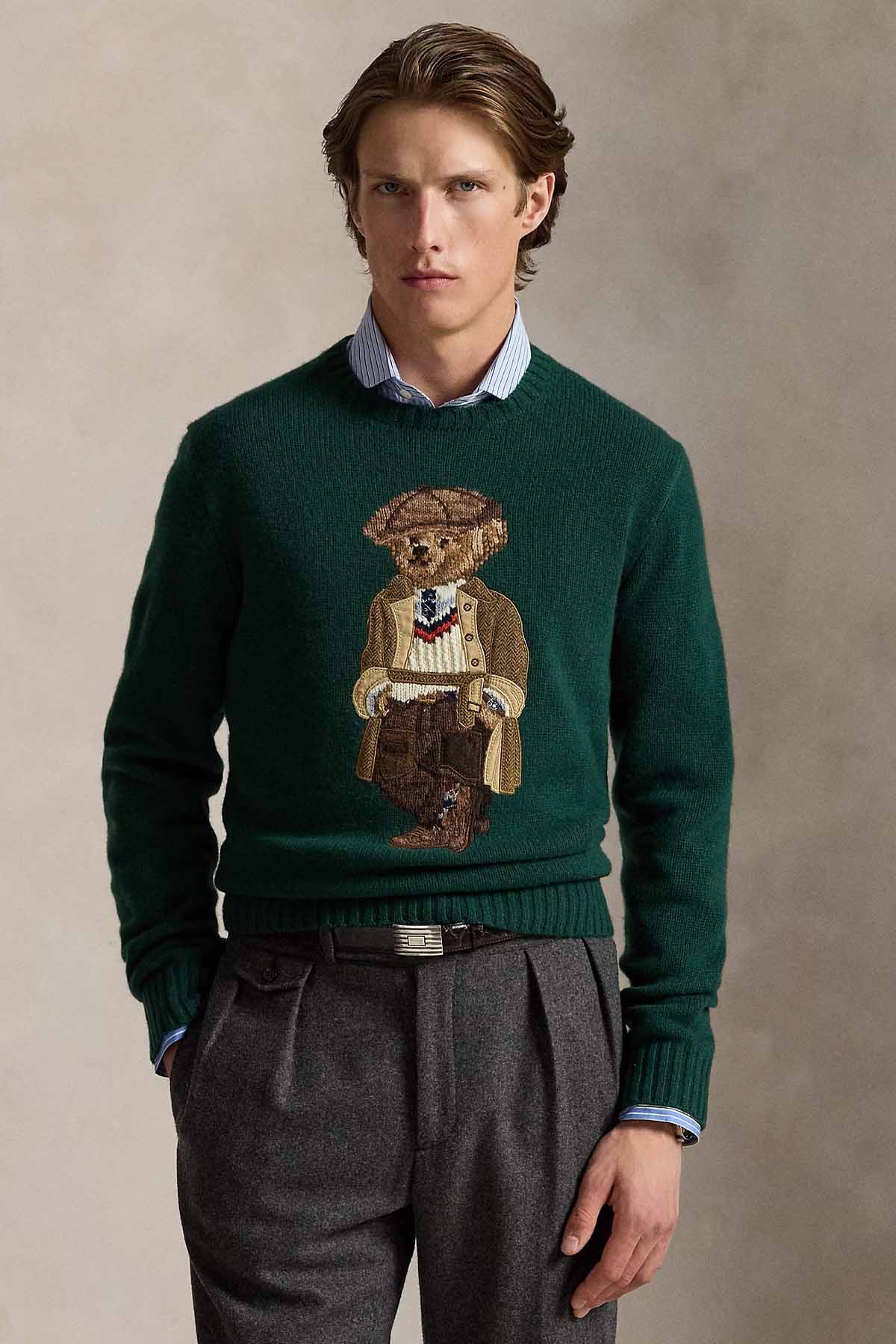 Polo Ralph Lauren Polo Bear Kaşmir Örgü Yün Triko 710978308001