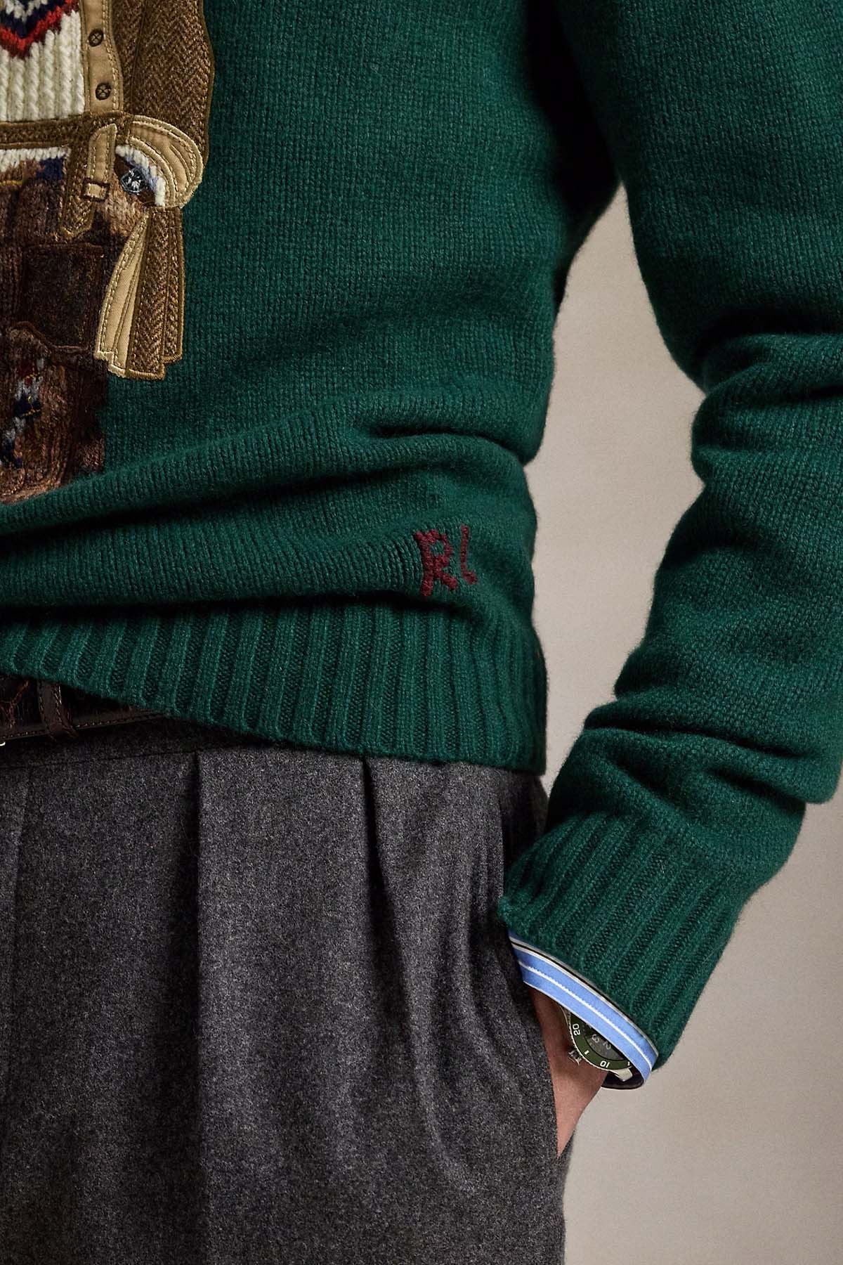 Polo Ralph Lauren Polo Bear Kaşmir Örgü Yün Triko 710978308001