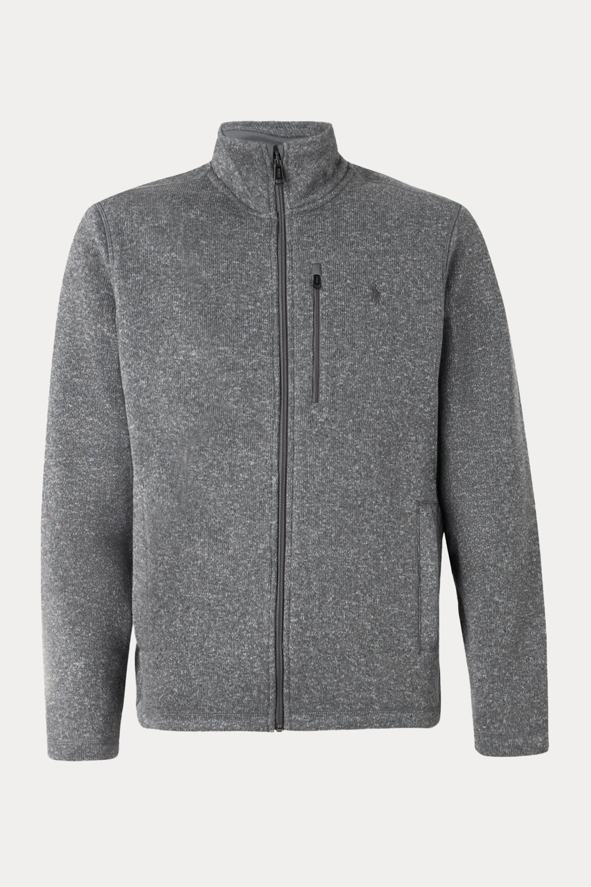 Polo Ralph Lauren Dik Yaka Örgü Şardonlu Sweatshirt Ceket