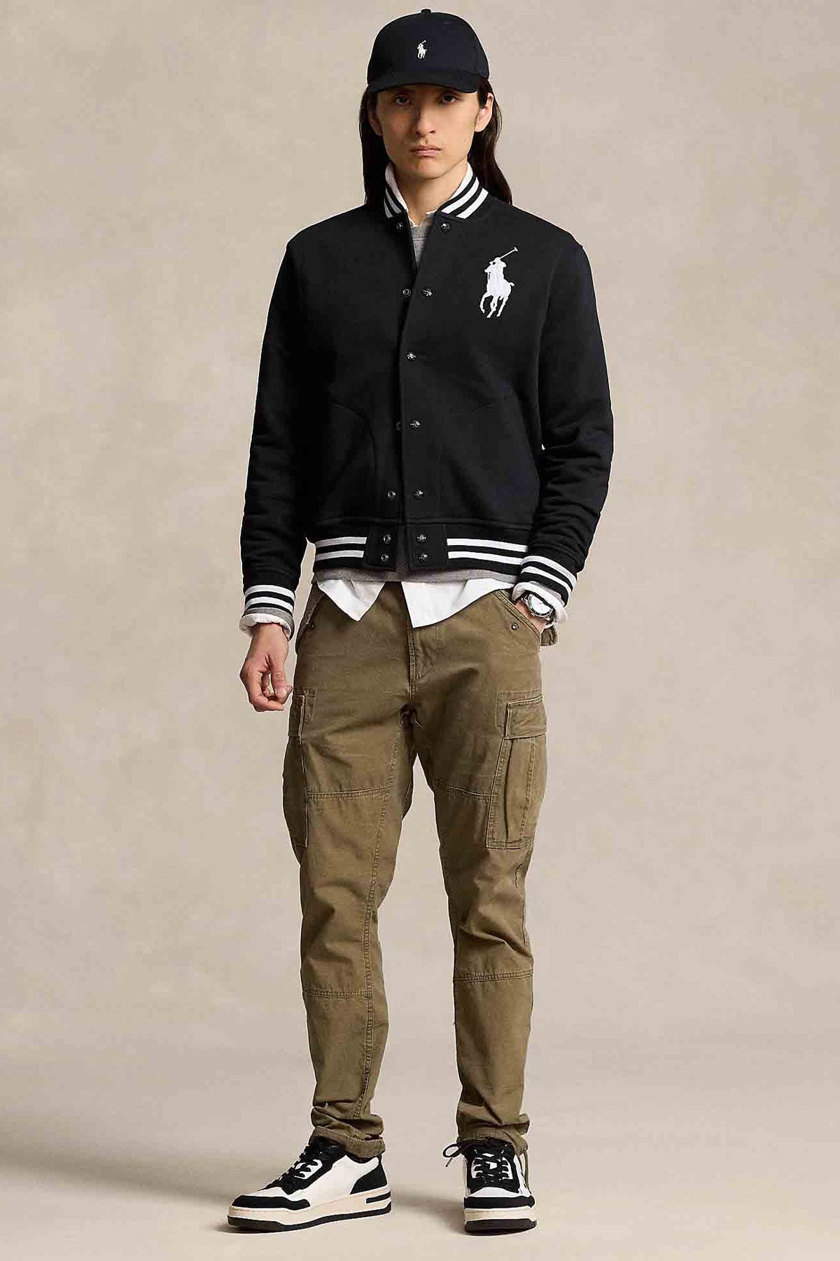 Polo Ralph Lauren Relaxed Fit Pilot Yaka Big Pony Logolu Ceket