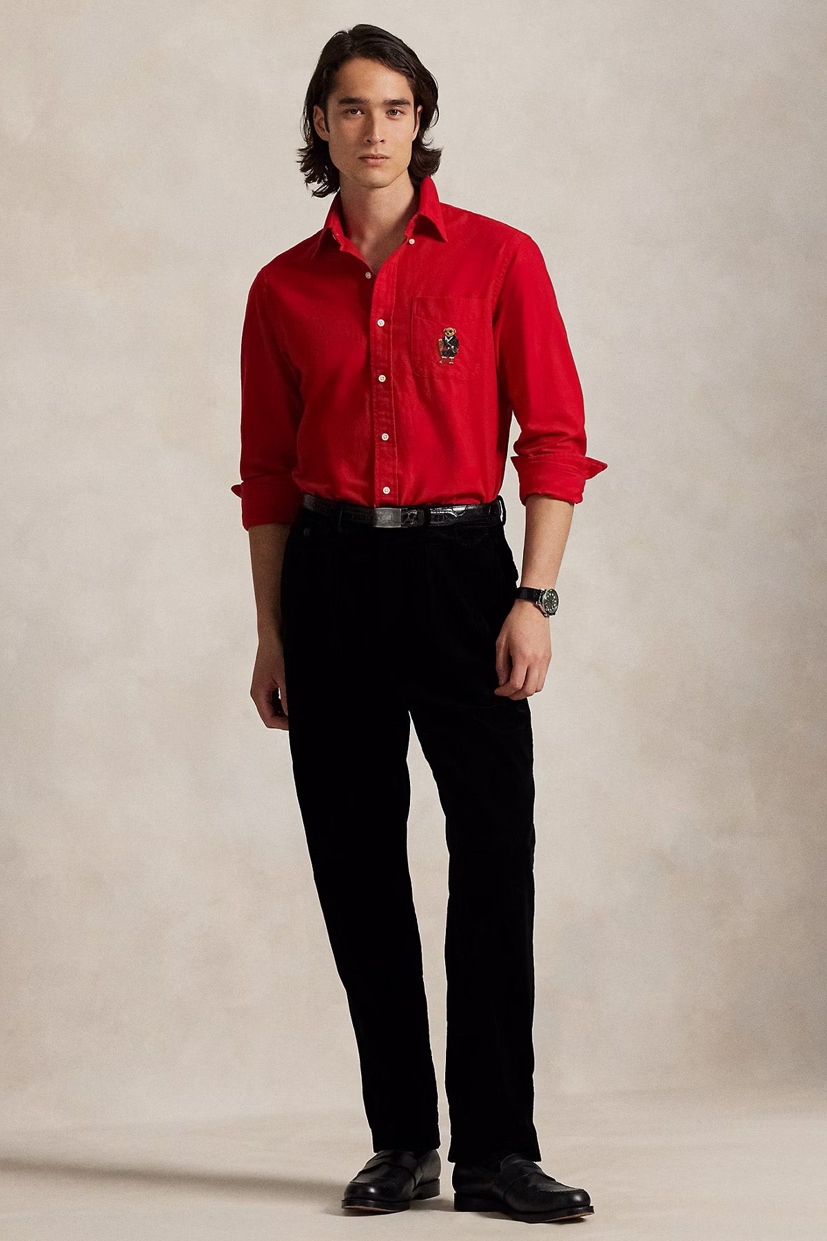 Polo Ralph Lauren Custom Fit Polo Bear Oxford Gömlek