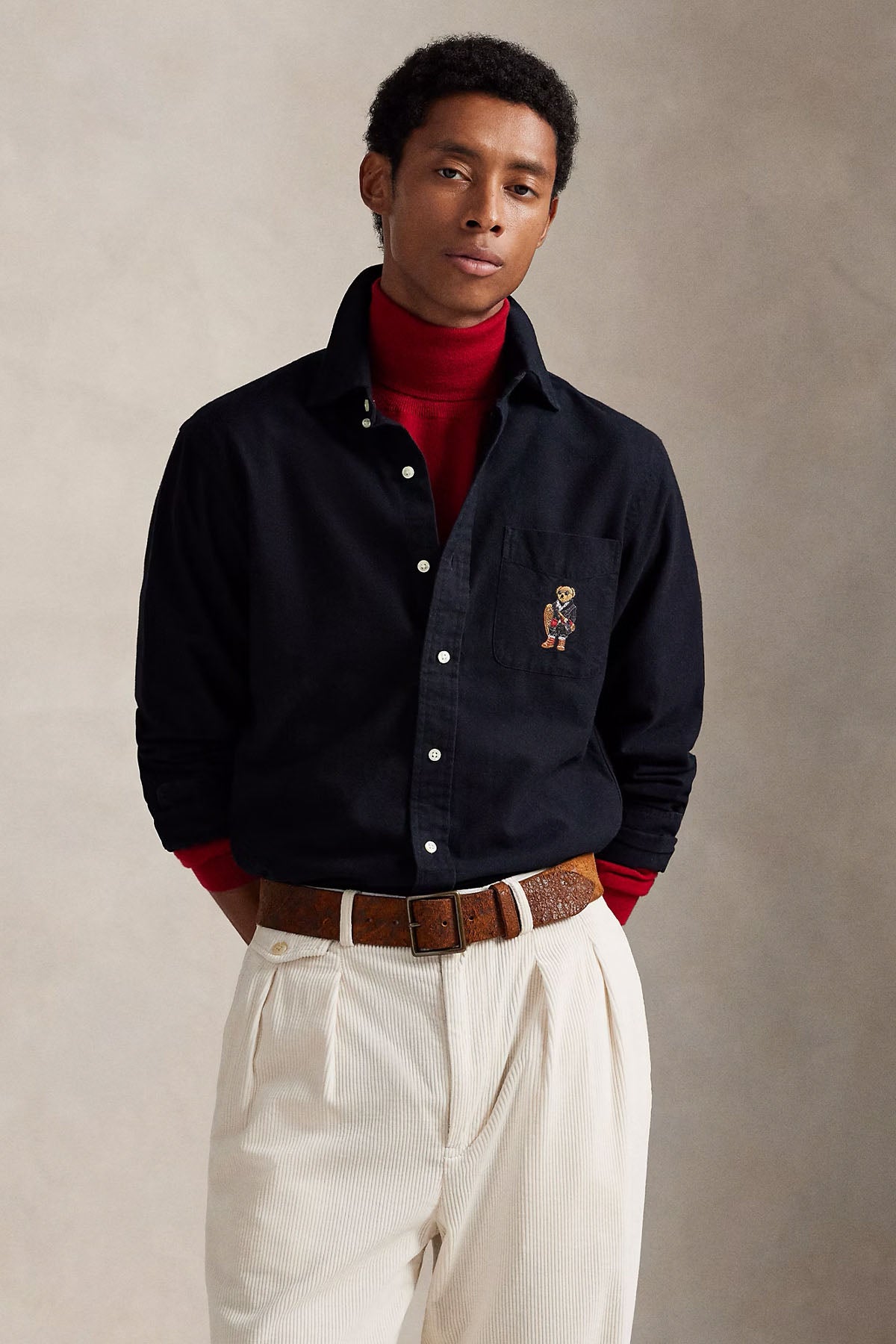 Polo Ralph Lauren Custom Fit Polo Bear Oxford Gömlek